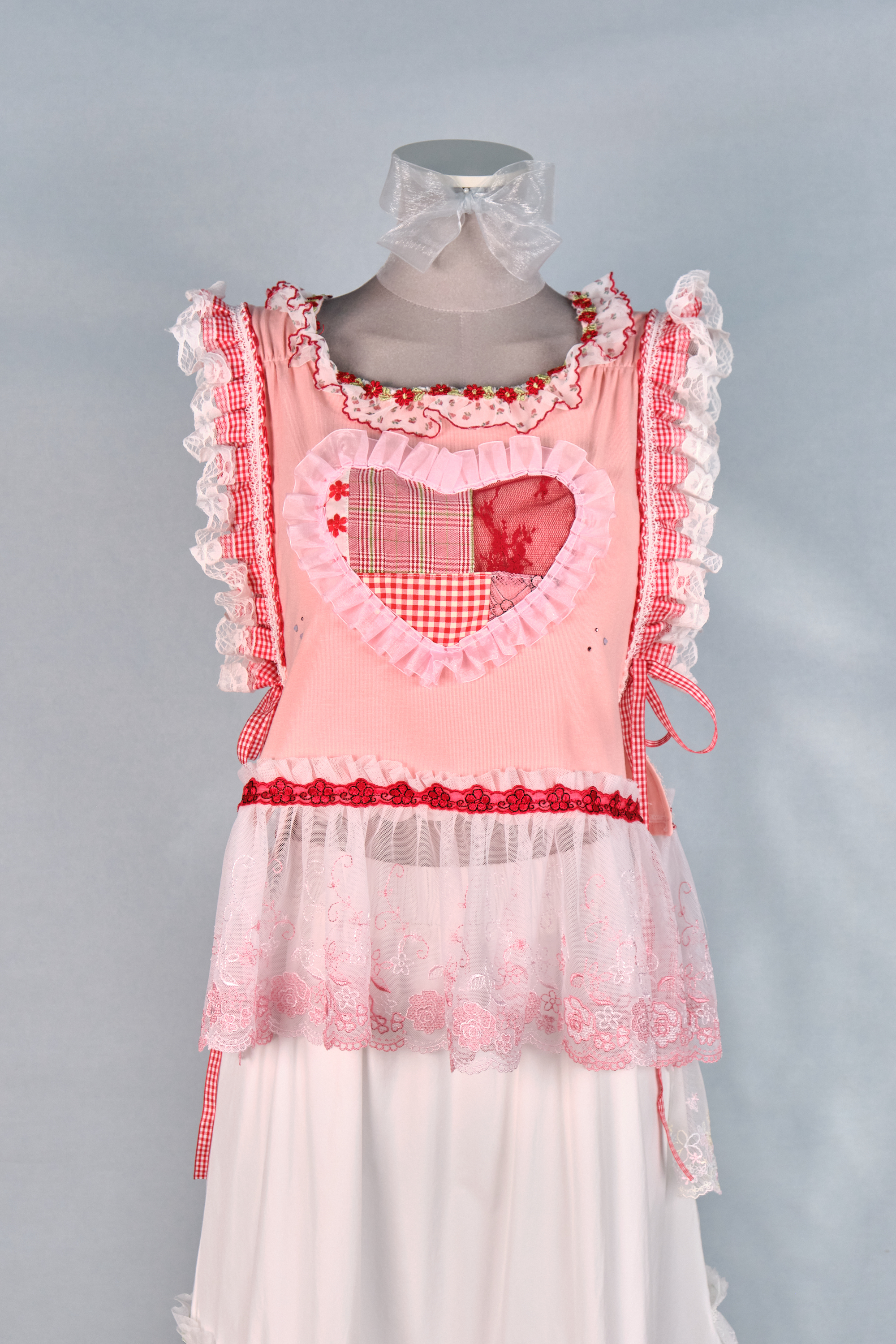 12397 Printed Embroidered Side-Opening Vest