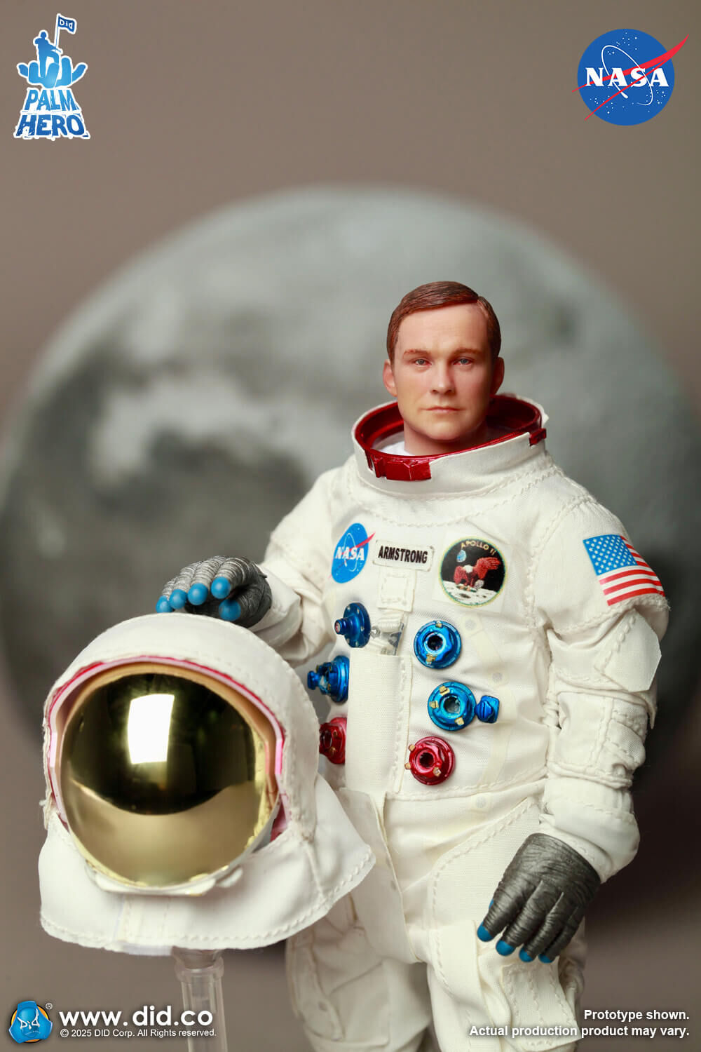 [訂金] 香港本地包郵 DID: 1/12 Commander Neil Armstrong, Lunar module pilot Buzz Aldrin, Command module pilot Michael Collins (自選)