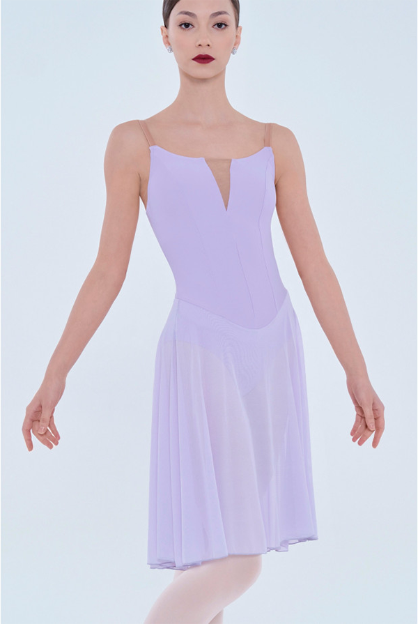 法國 WearMoi【WM-GALLI 細肩帶連裙舞衣】可放胸墊