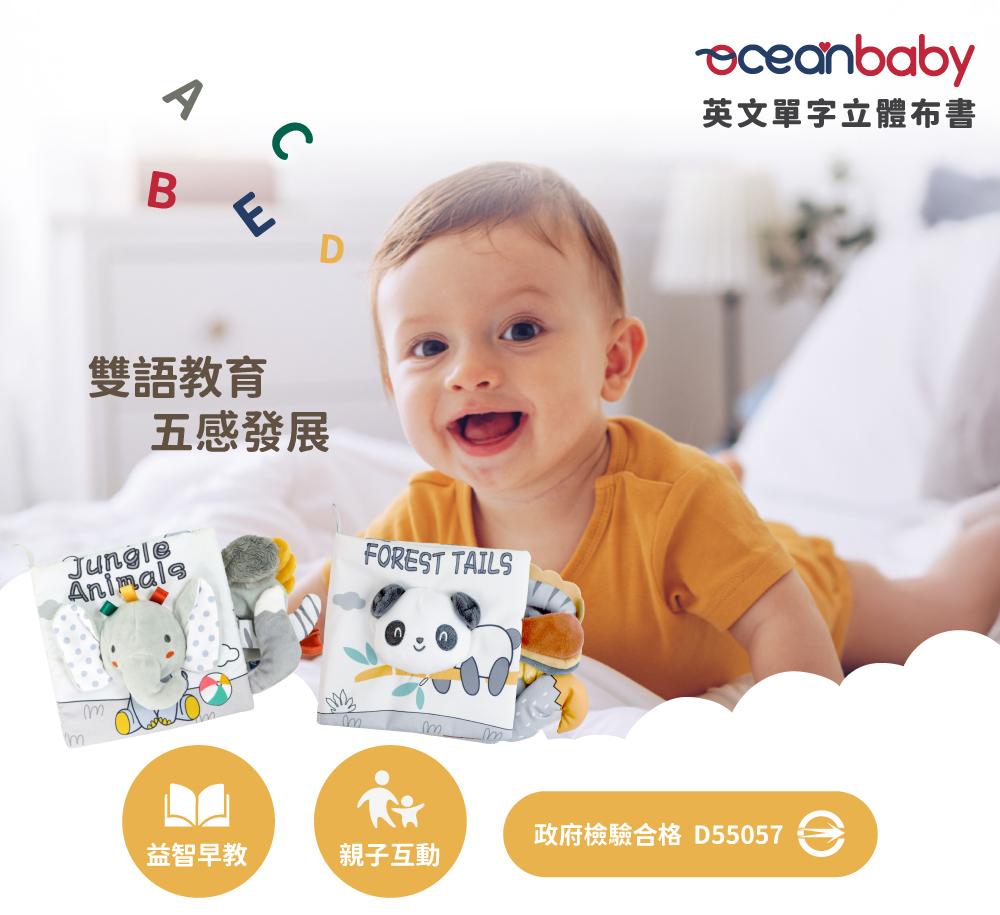 英文單字寶寶布書