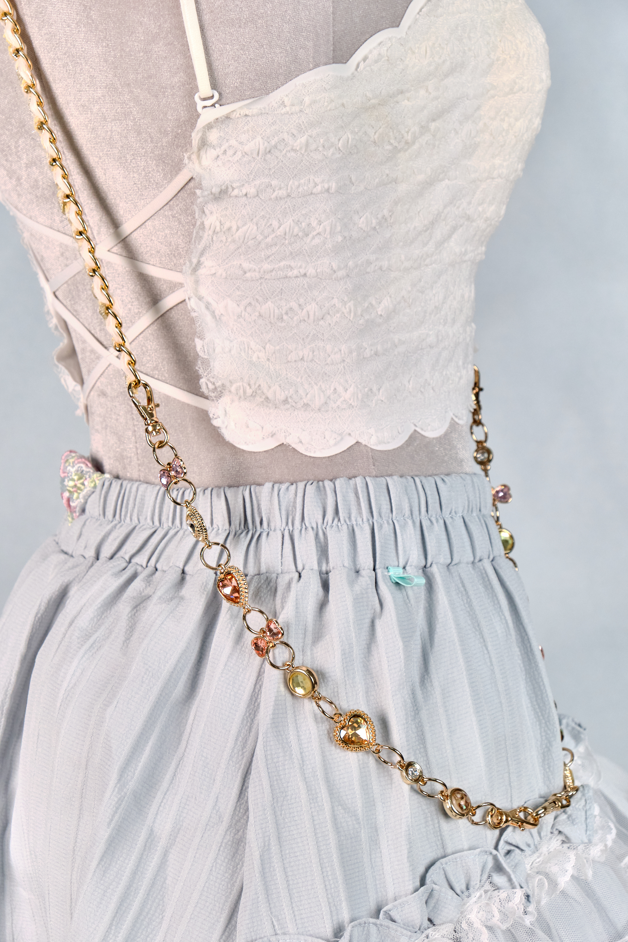 12302 Resin Pressed Flower Crossbody Phone Chain