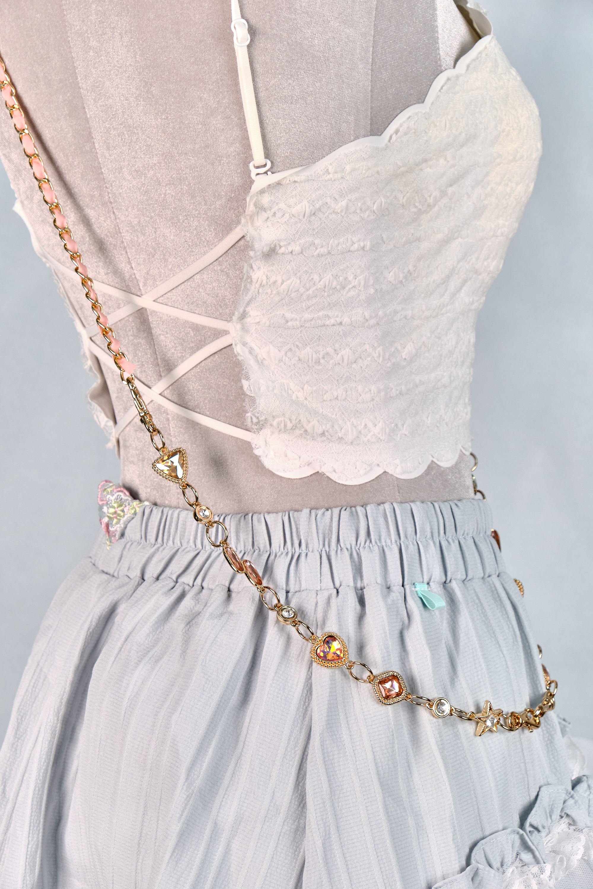 12301 Resin Pressed Flower Crossbody Phone Chain