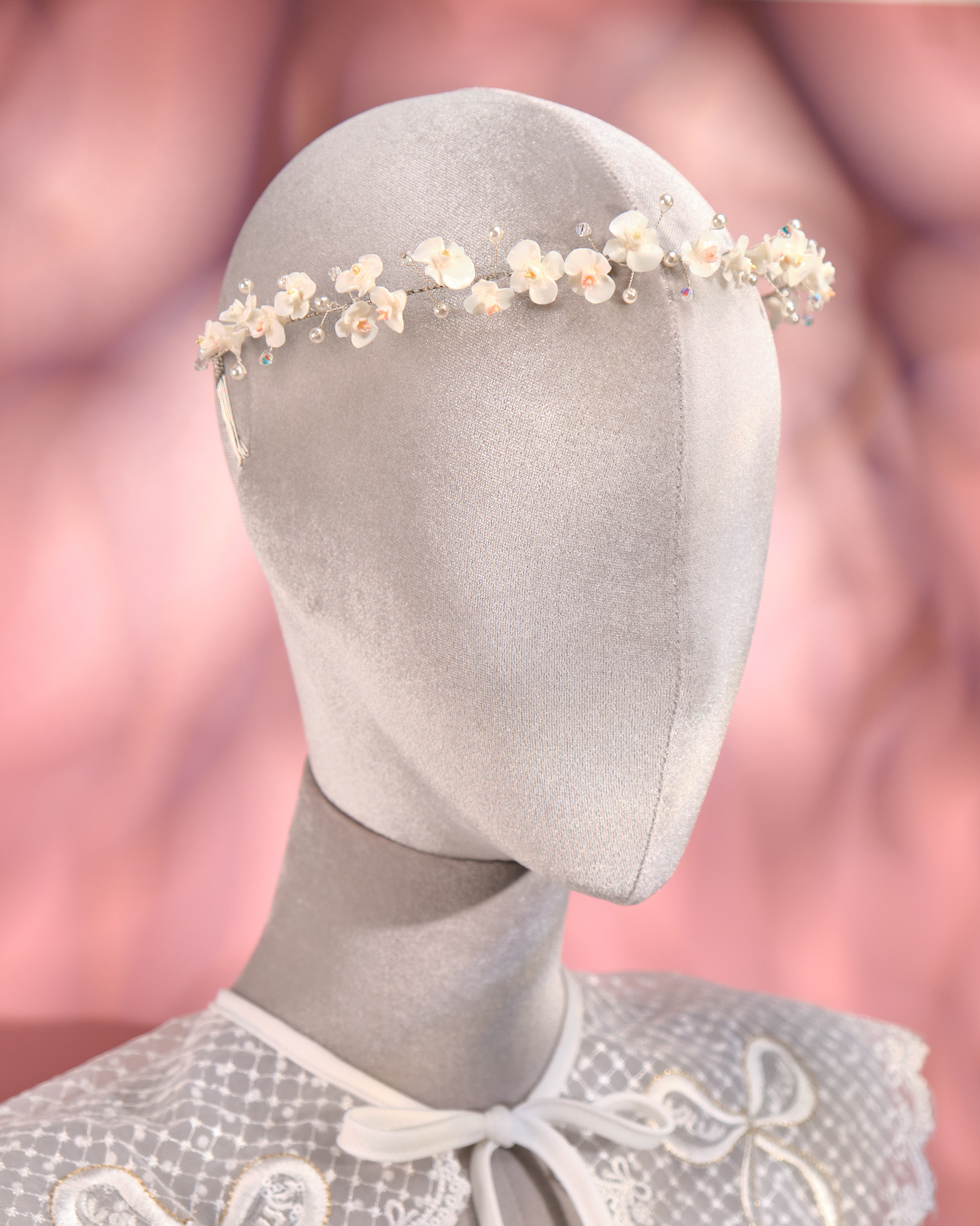 12265 Summer Bloom Floral Bridge Headband