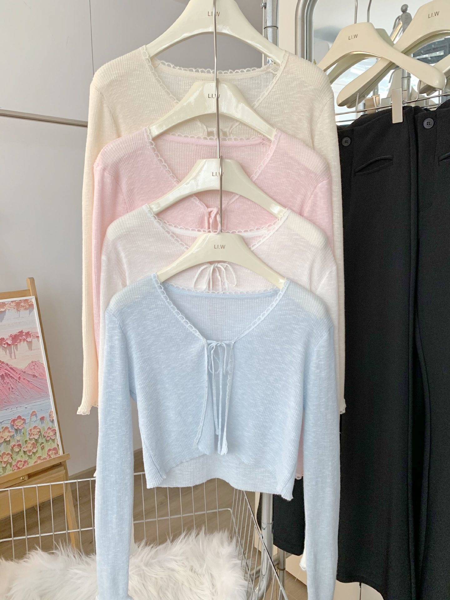 Chanel-Inspired Lace Knit Sun-Protective Cardigan