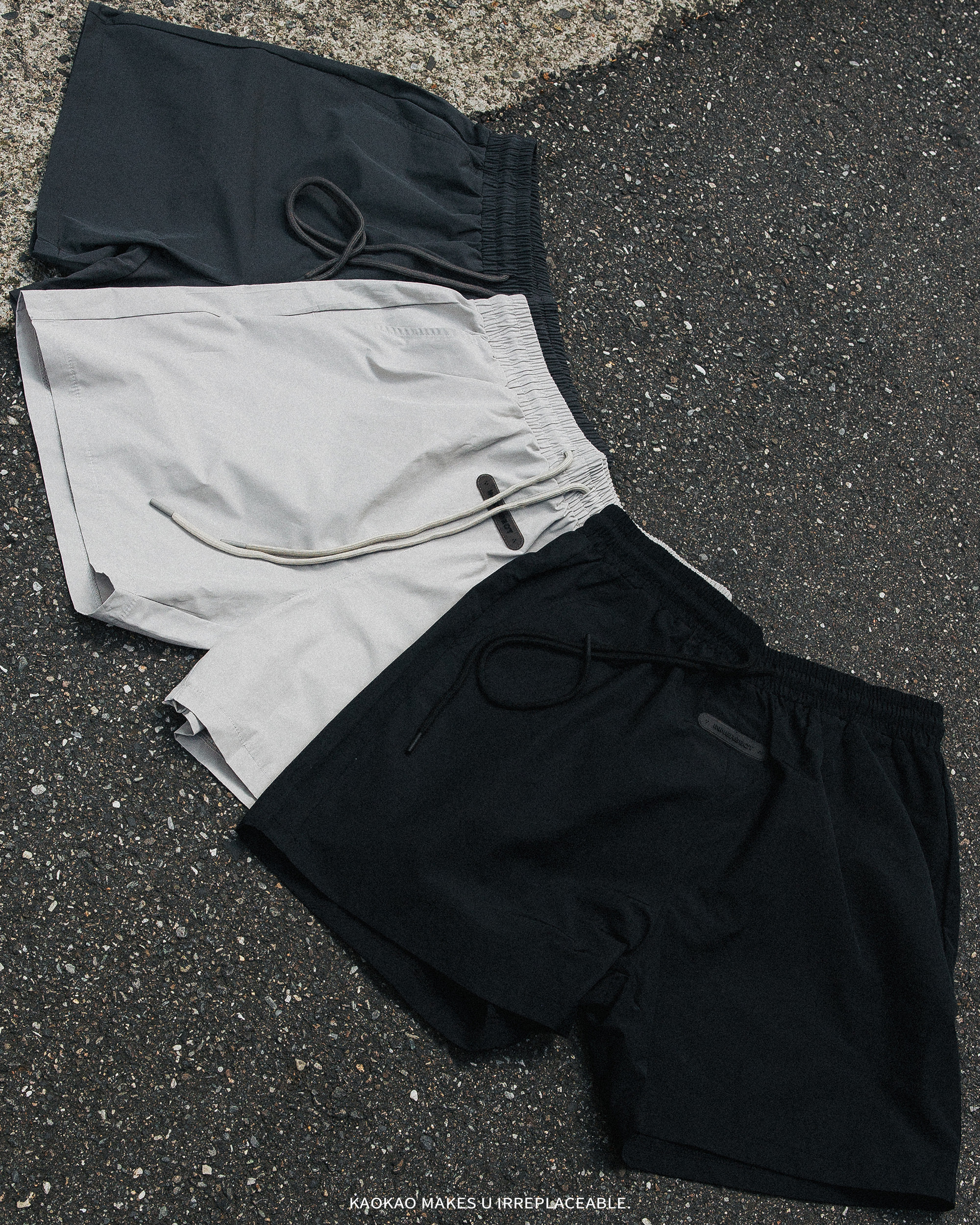 INNERSECT 三生萬物 立體logo 類尼龍短褲 INN24SSBSP057