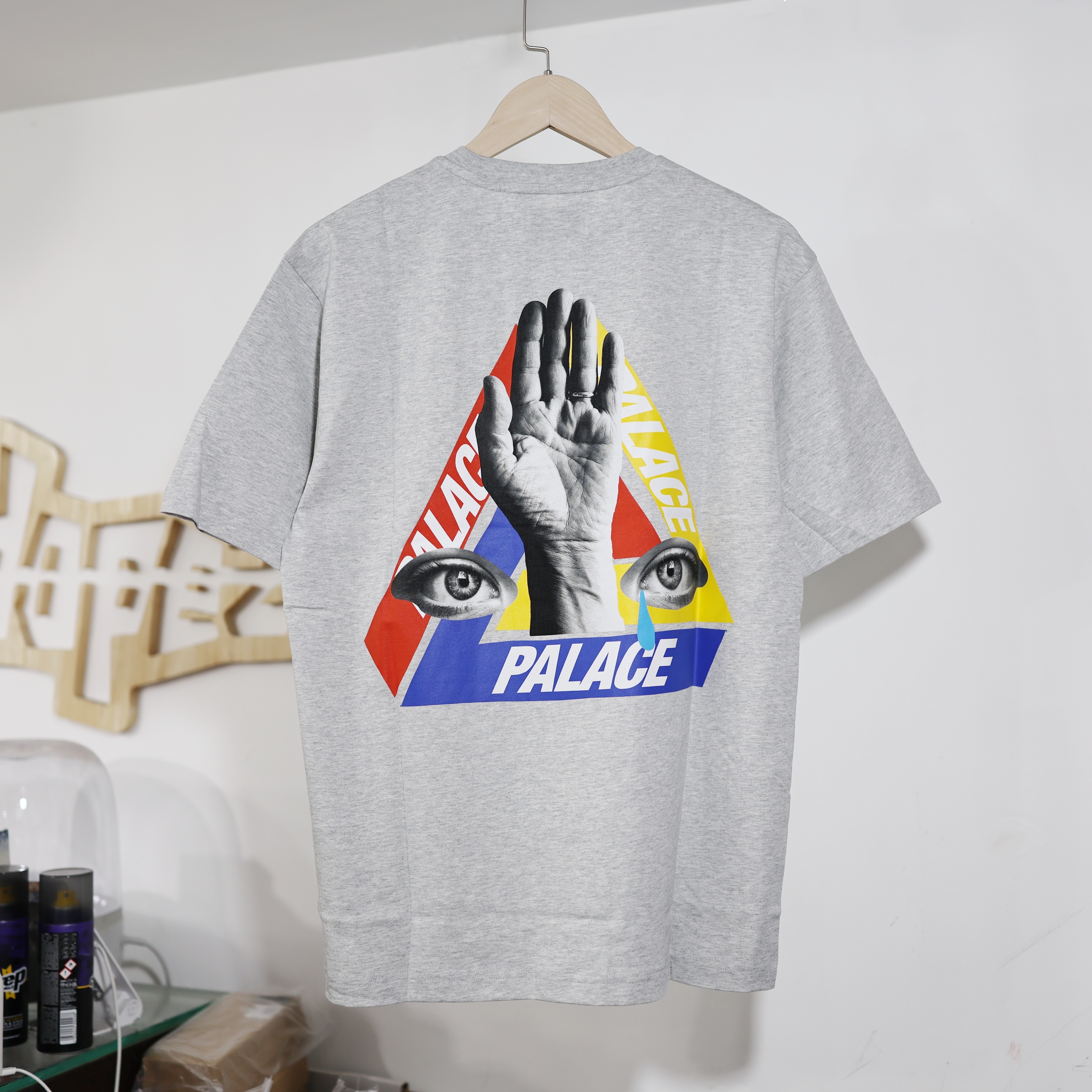 PALACE JCC+ T-Shirt Grey Marl