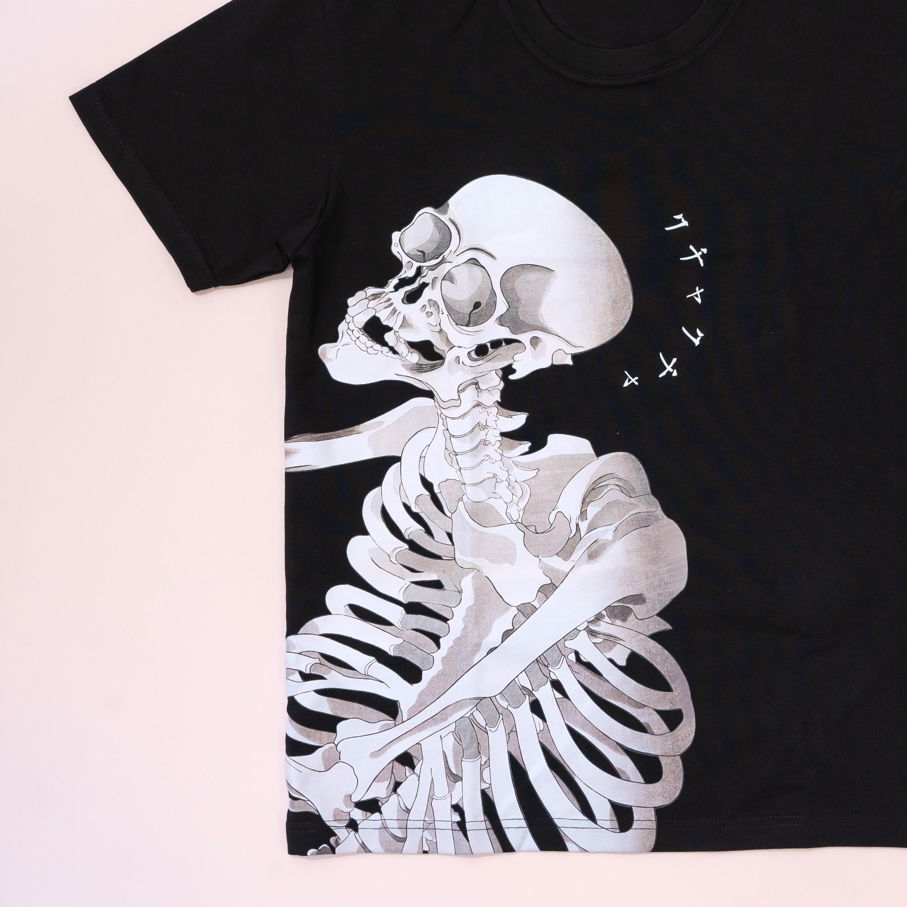 浮世繪藝術T恤｜歌川國芳《相馬舊王城》黑