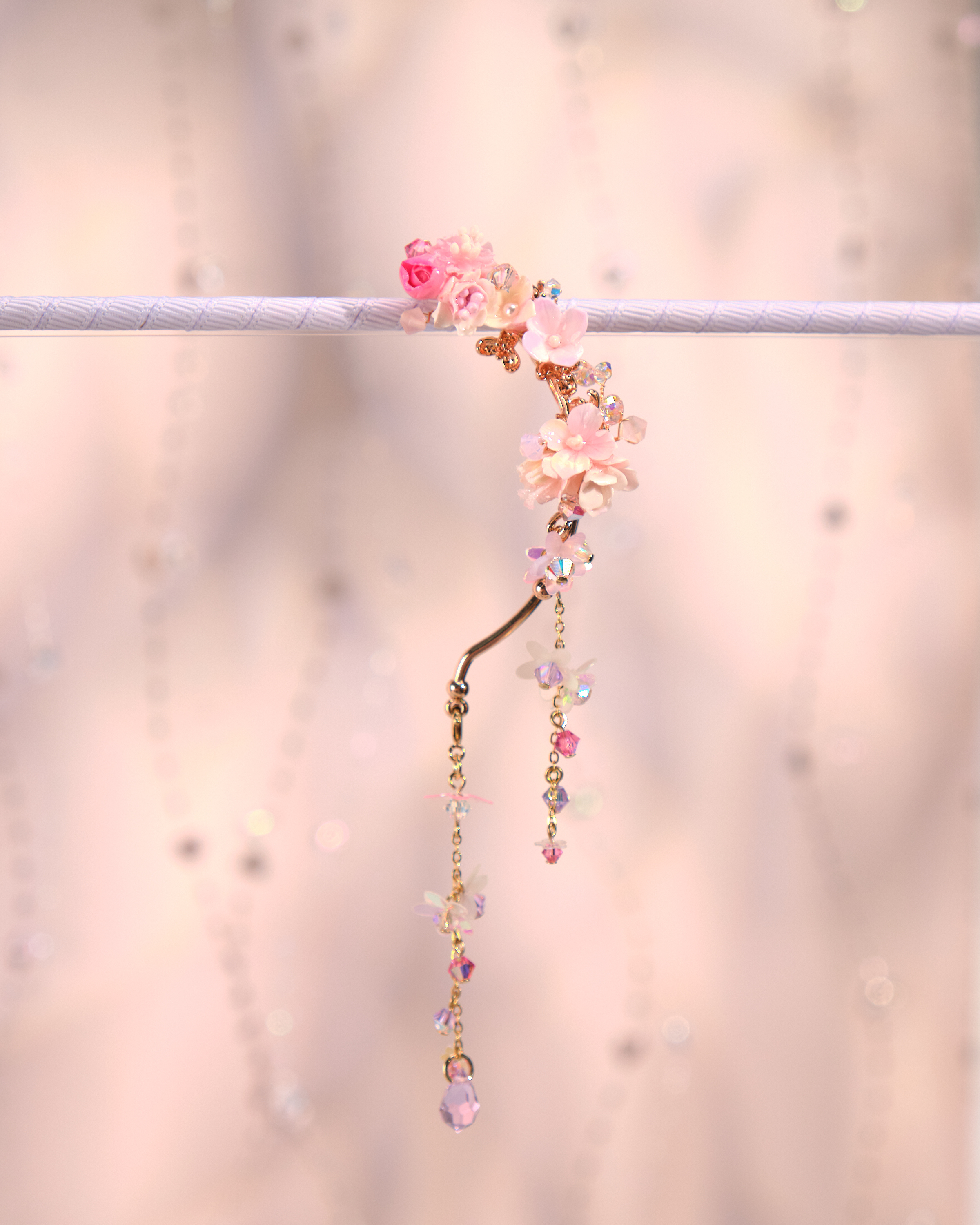 12230 花束金葉耳掛