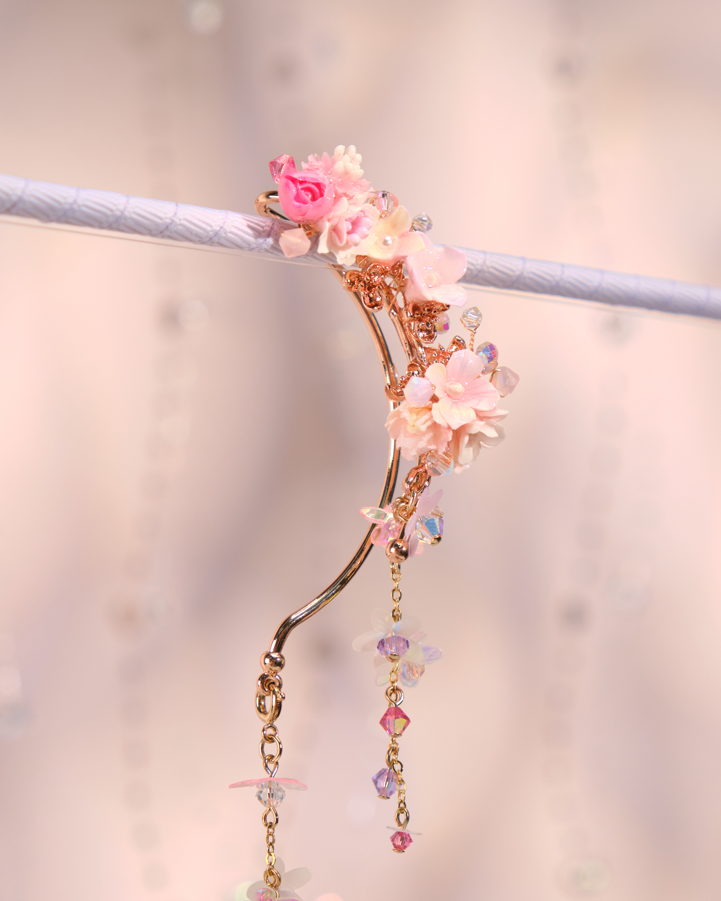 12230 花束金葉耳掛