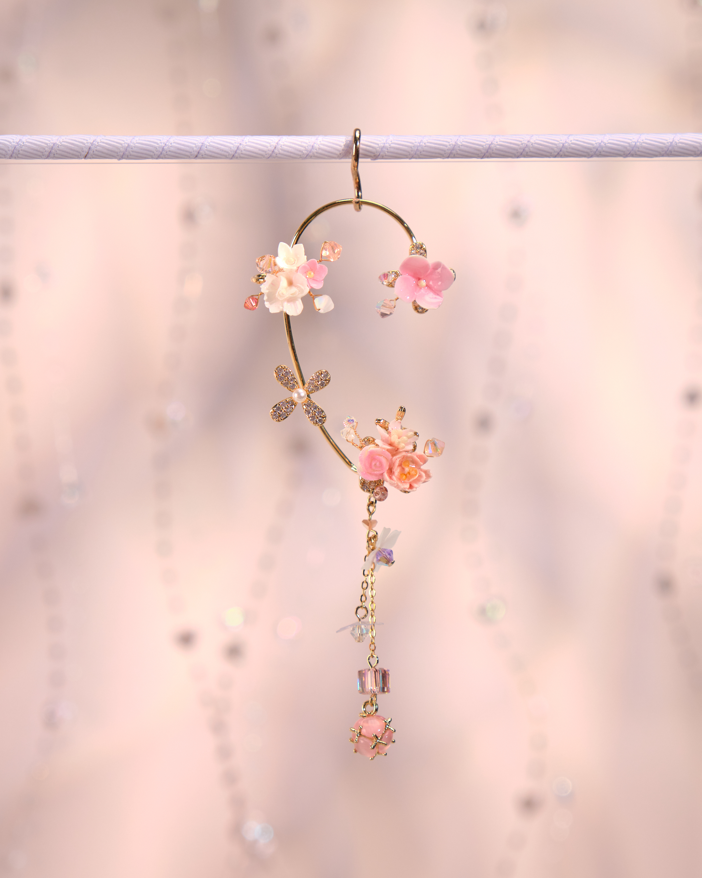 12225 花束金葉耳掛