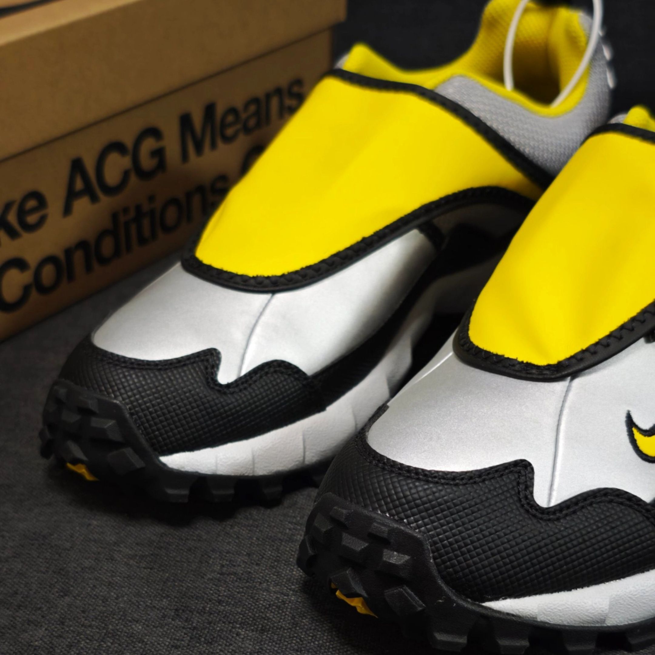 NICEDAY 代購 Nike ACG Phassad 白黃黑 黑 白 黃 越野 機能 透氣 功能 男女鞋 HM7133-001