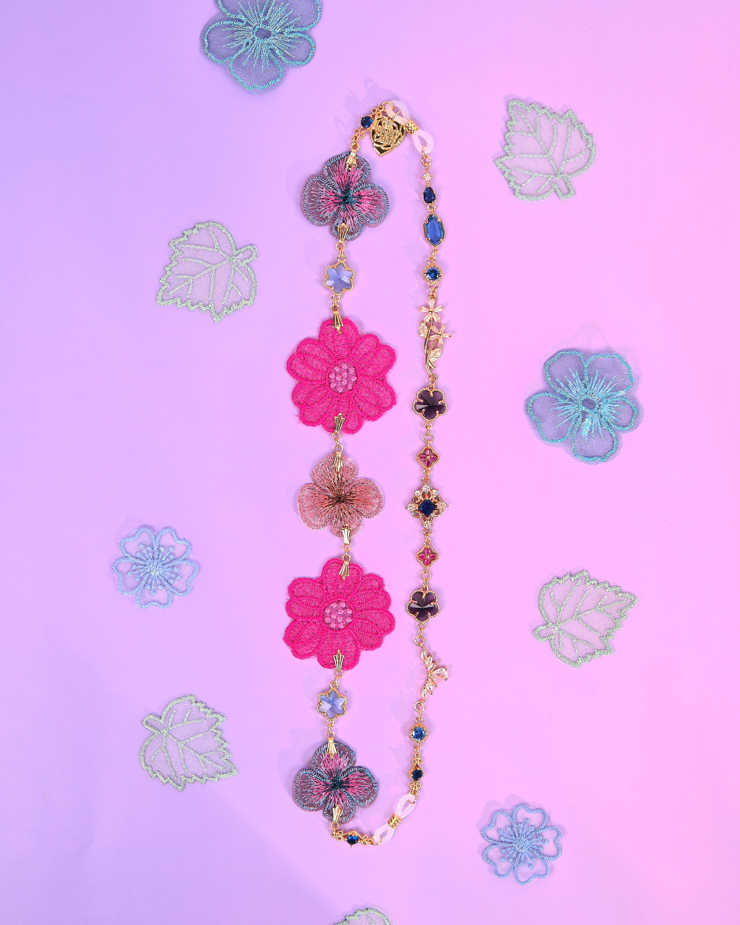 12209 金線刺繡織帶頭帶