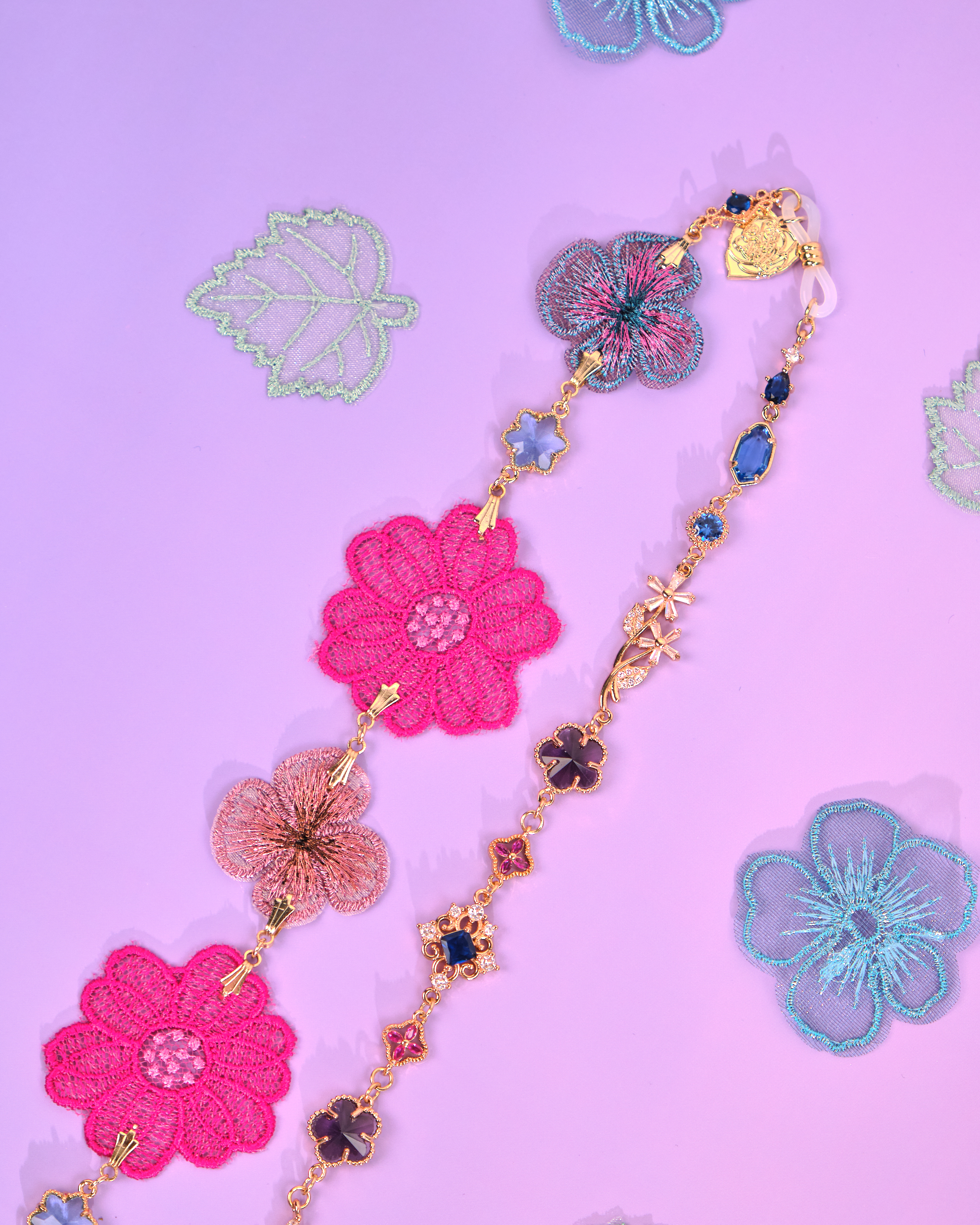 12209 金線刺繡織帶頭帶