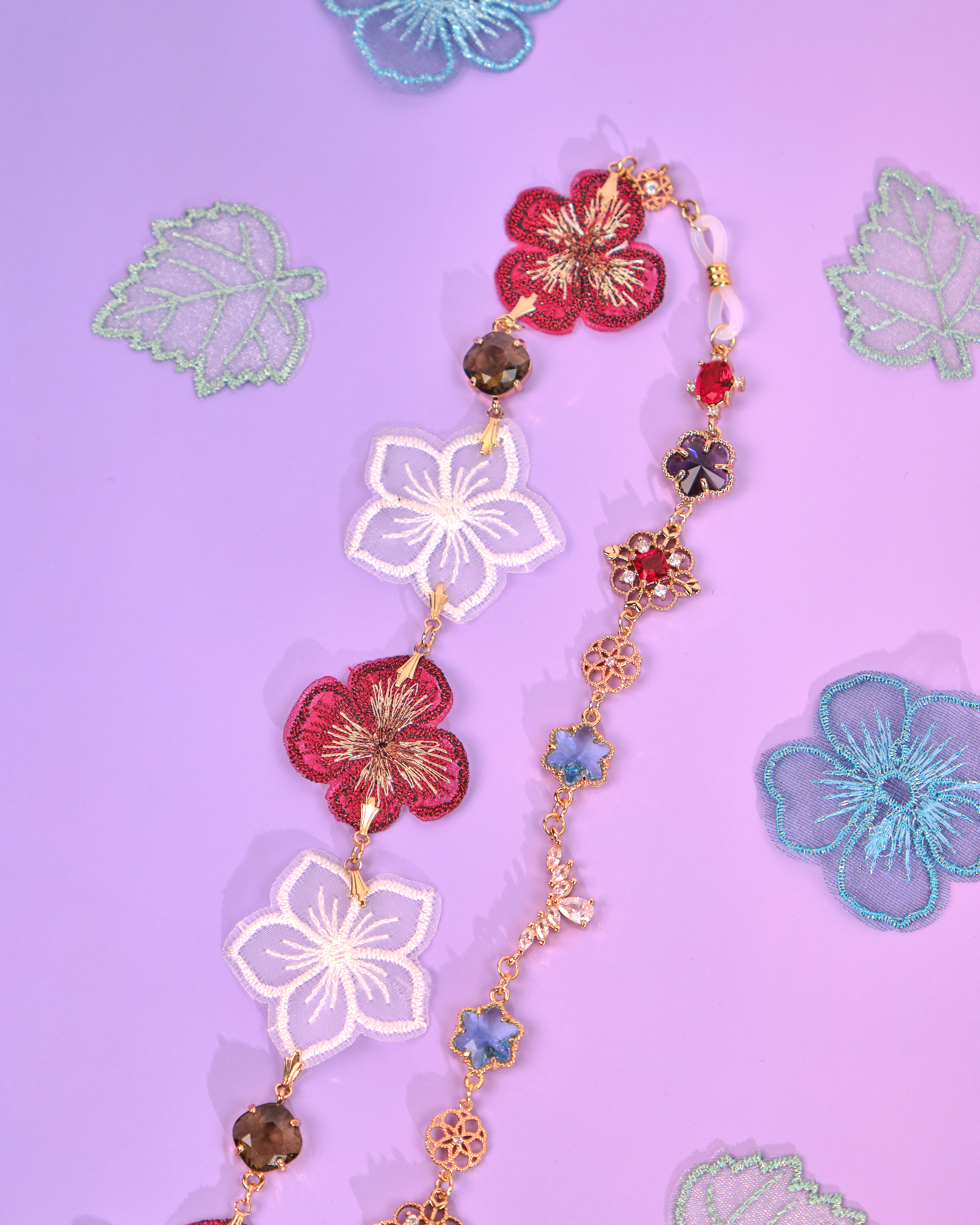 12207 金線刺繡織帶頭帶