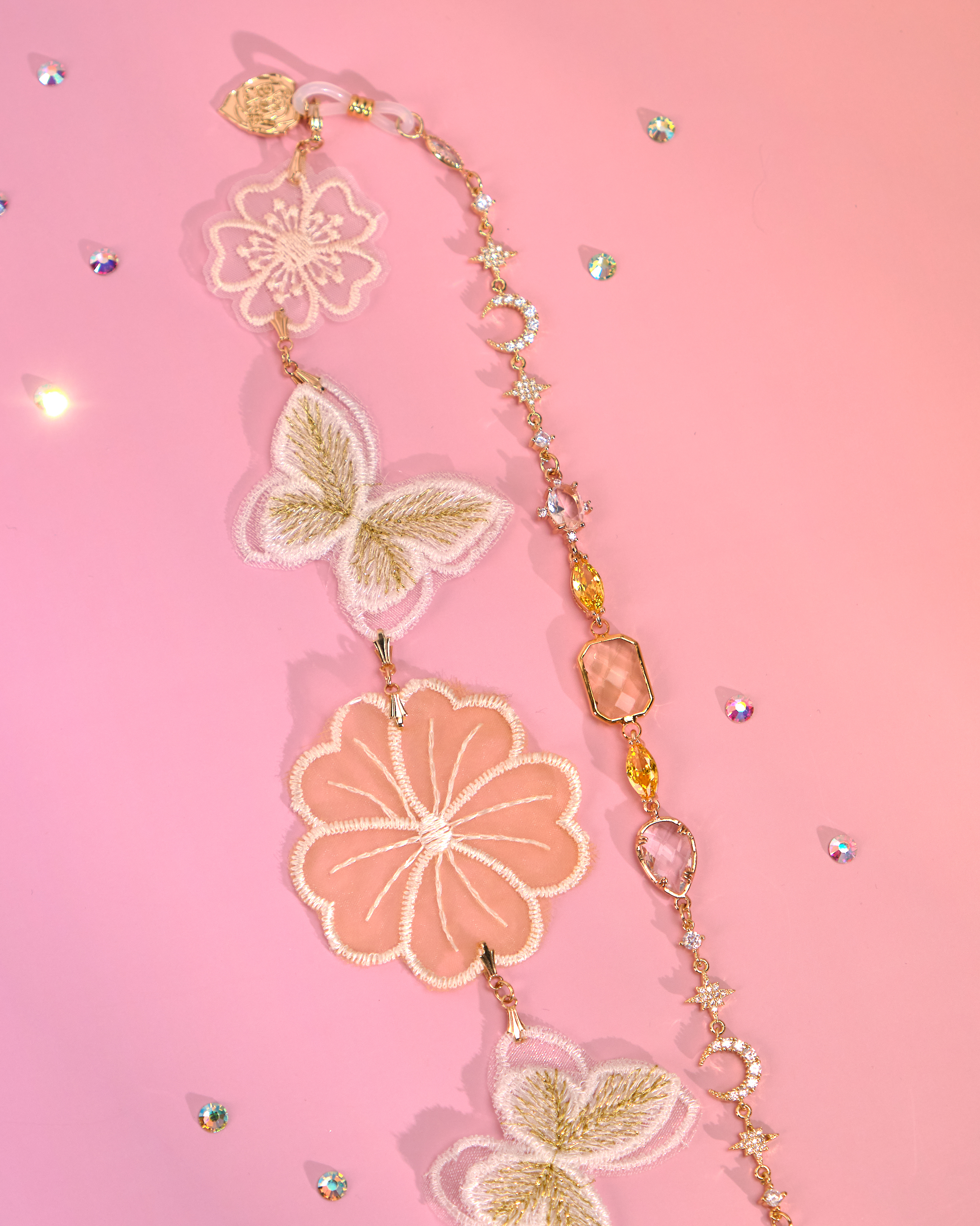 12205 金線刺繡織帶頭帶