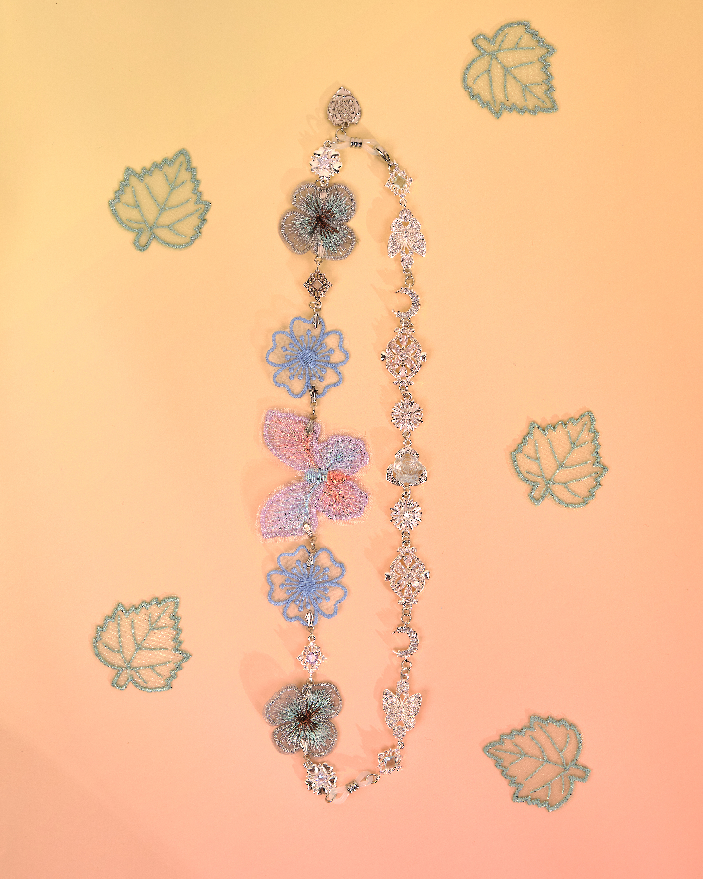 12202 金線刺繡織帶頭帶