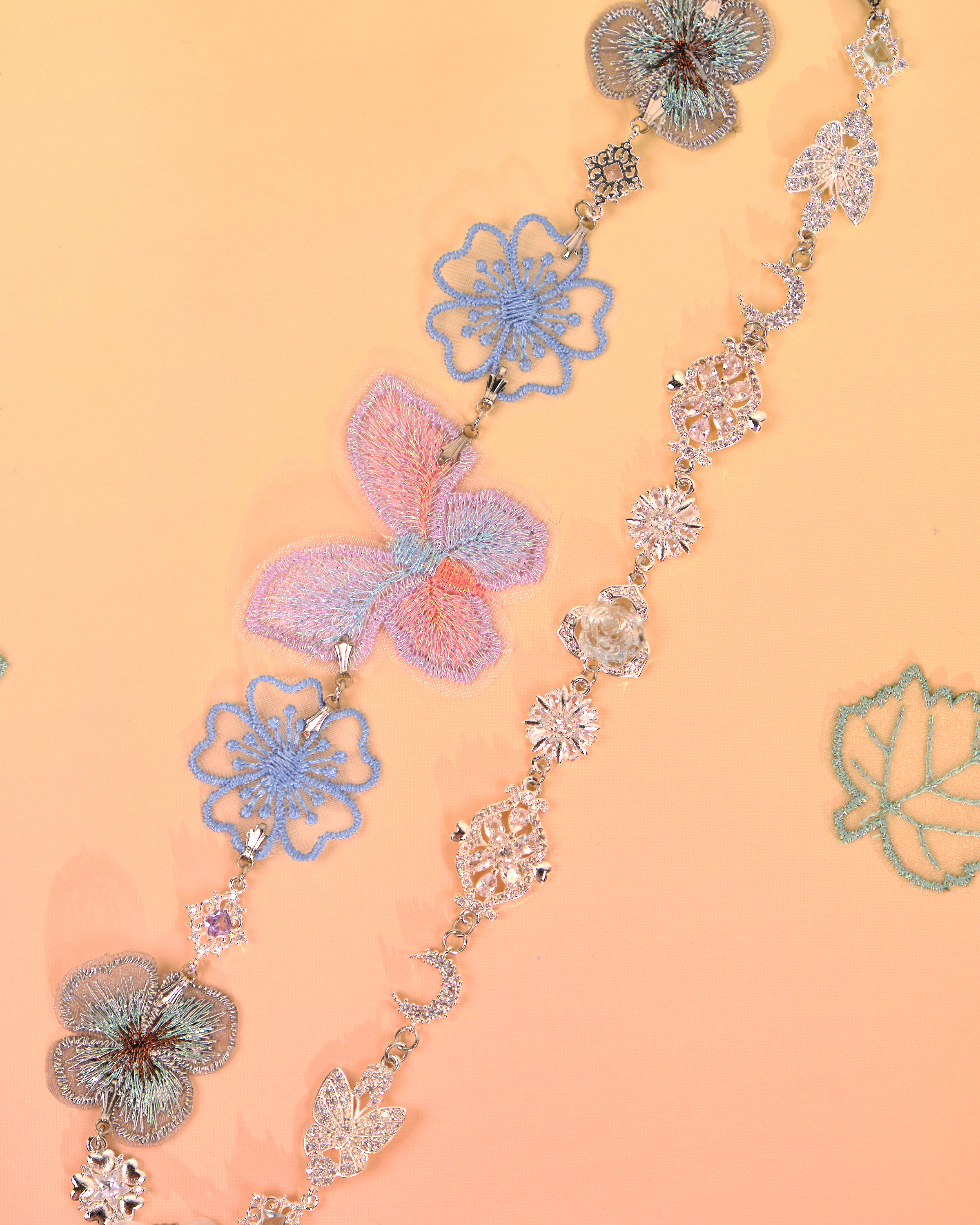 12202 金線刺繡織帶頭帶