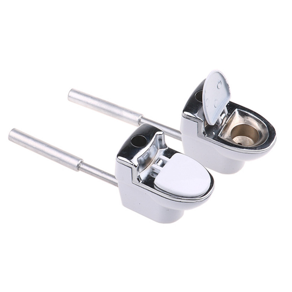 【飛航模式】迷你便攜式、馬桶造型金屬煙斗 #Pipe