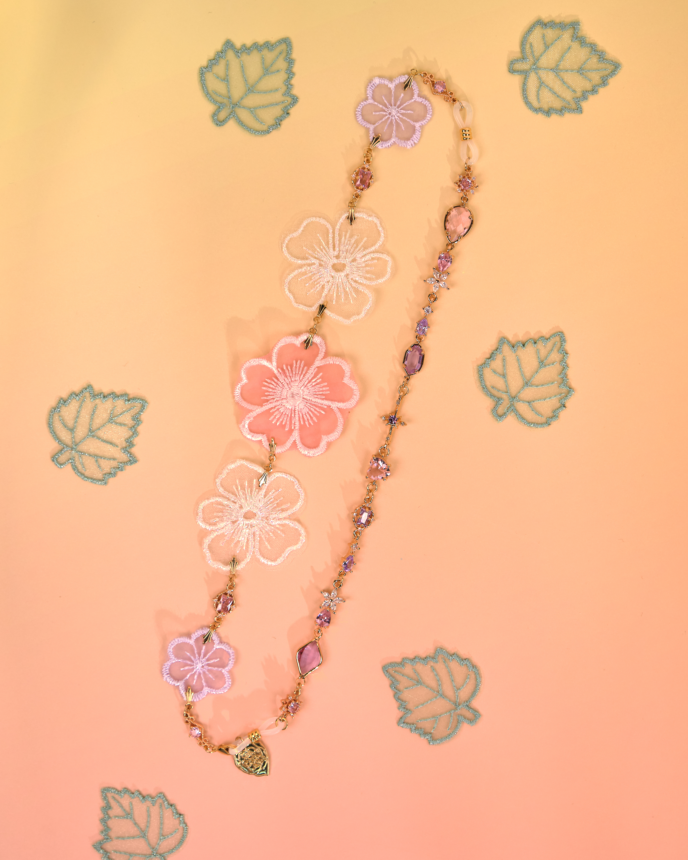 12196 金線刺繡織帶頭帶