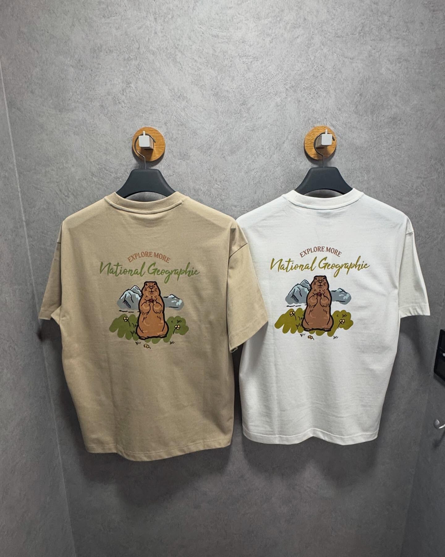 【代購】NATIONAL GEOGRAPHIC 國家地理 土撥鼠 圖案 短袖 短T N253UTS040