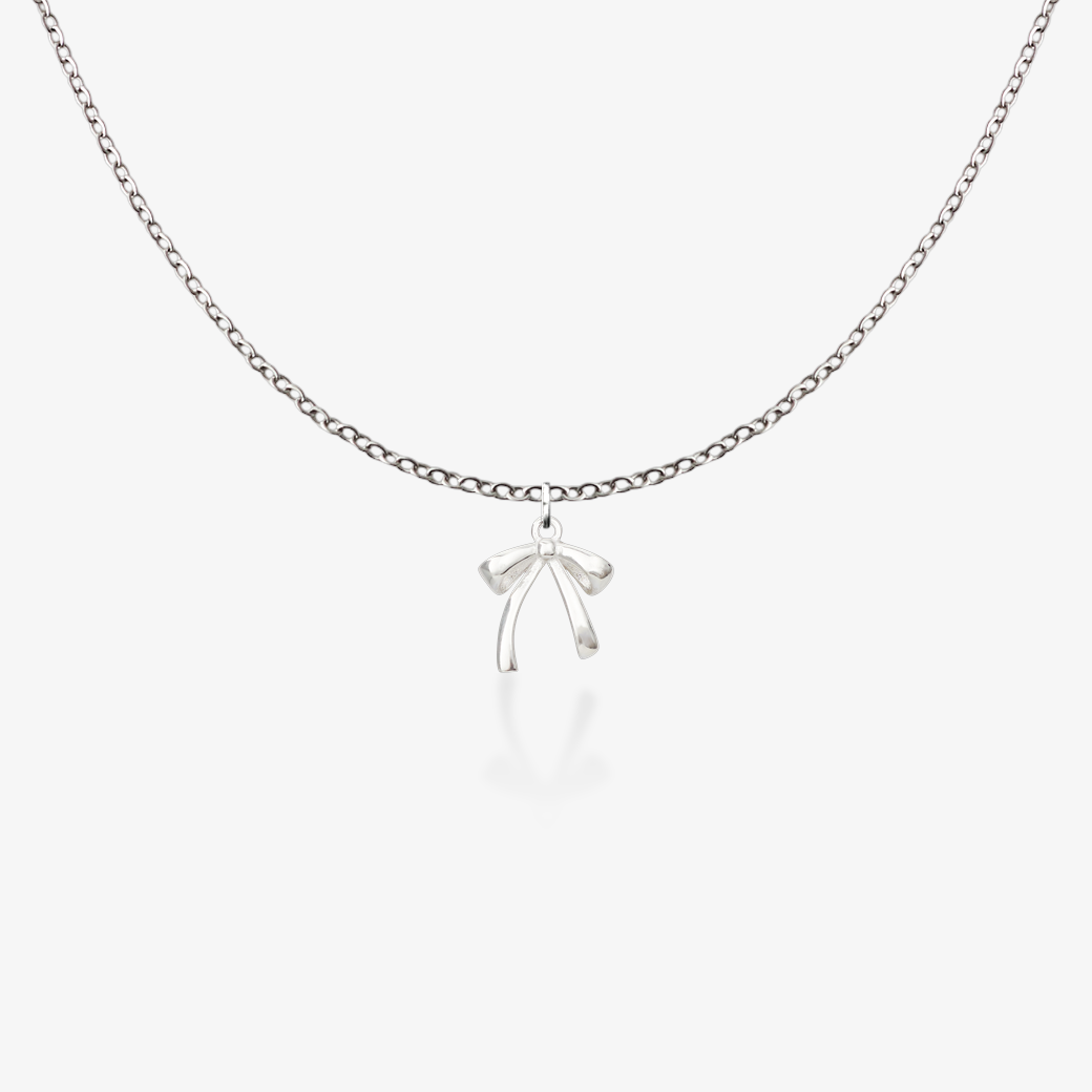 蝴蝶結．吊飾項鍊