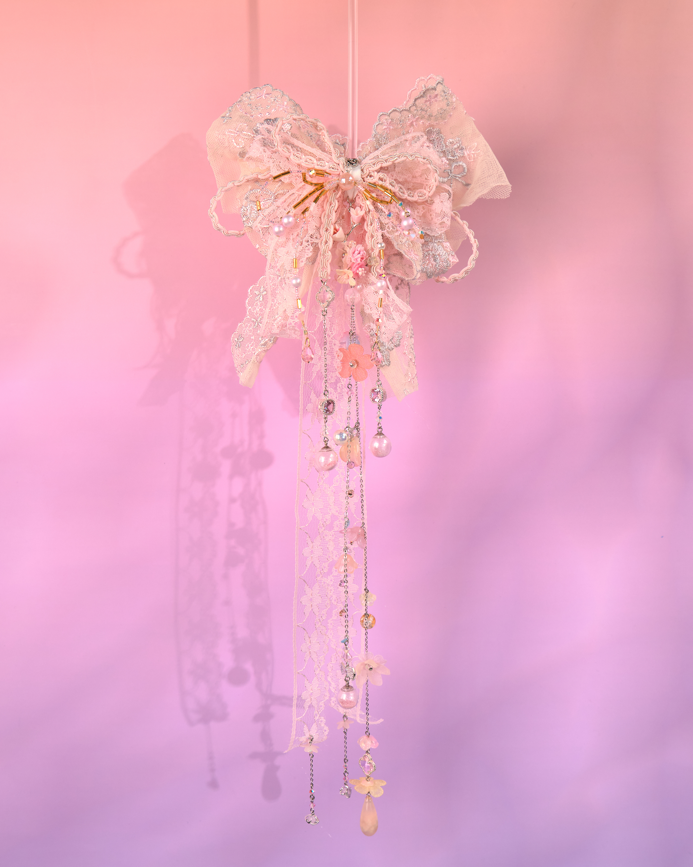 12173 禮物盒絲帶蝴蝶結髮夾