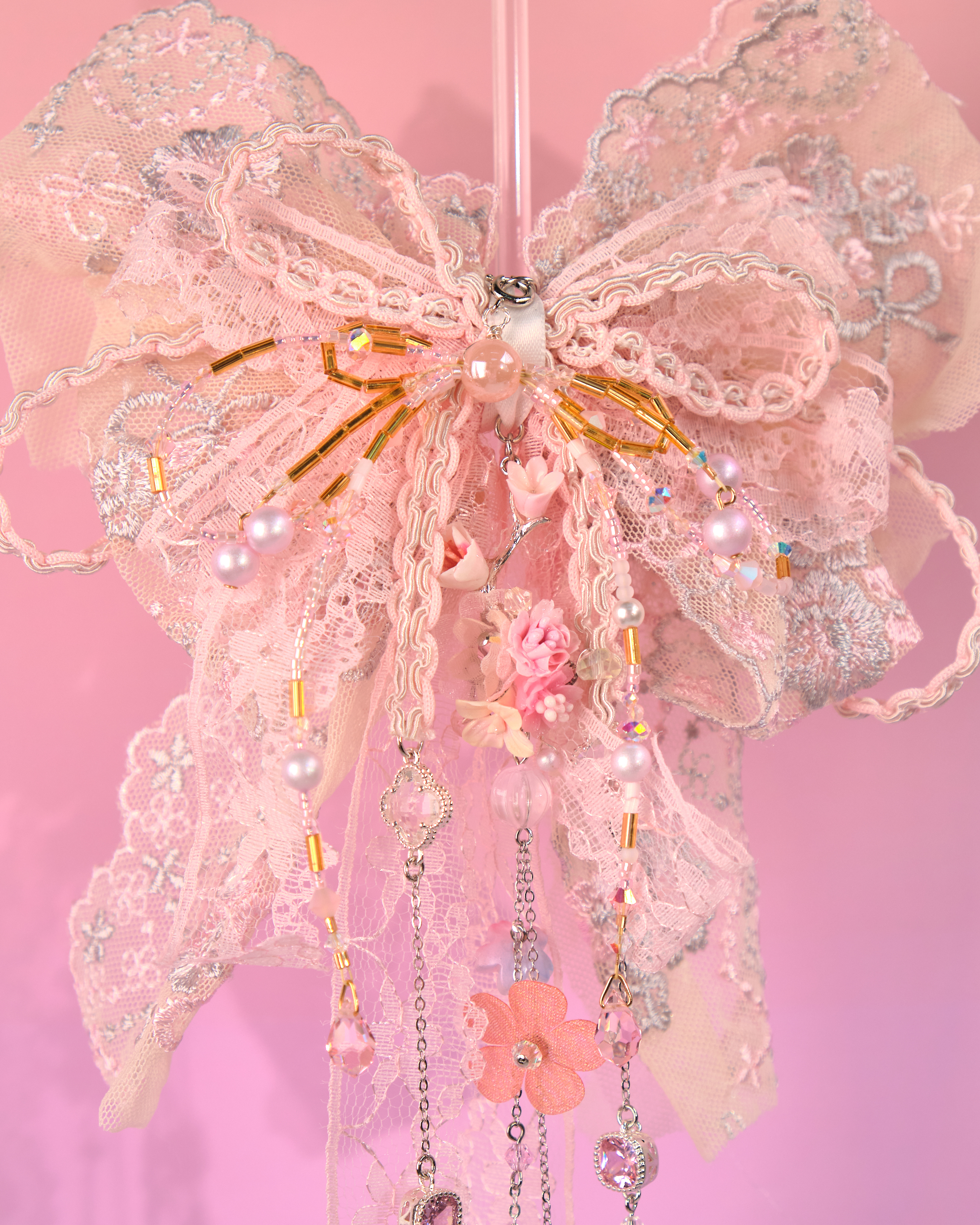 12173 禮物盒絲帶蝴蝶結髮夾