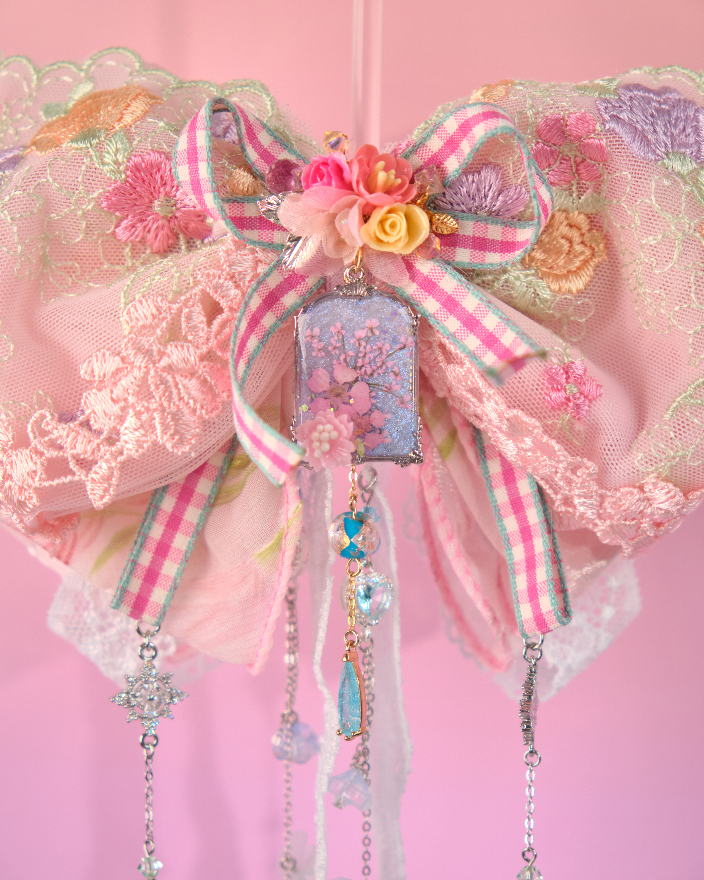 12170 禮物盒絲帶蝴蝶結髮夾