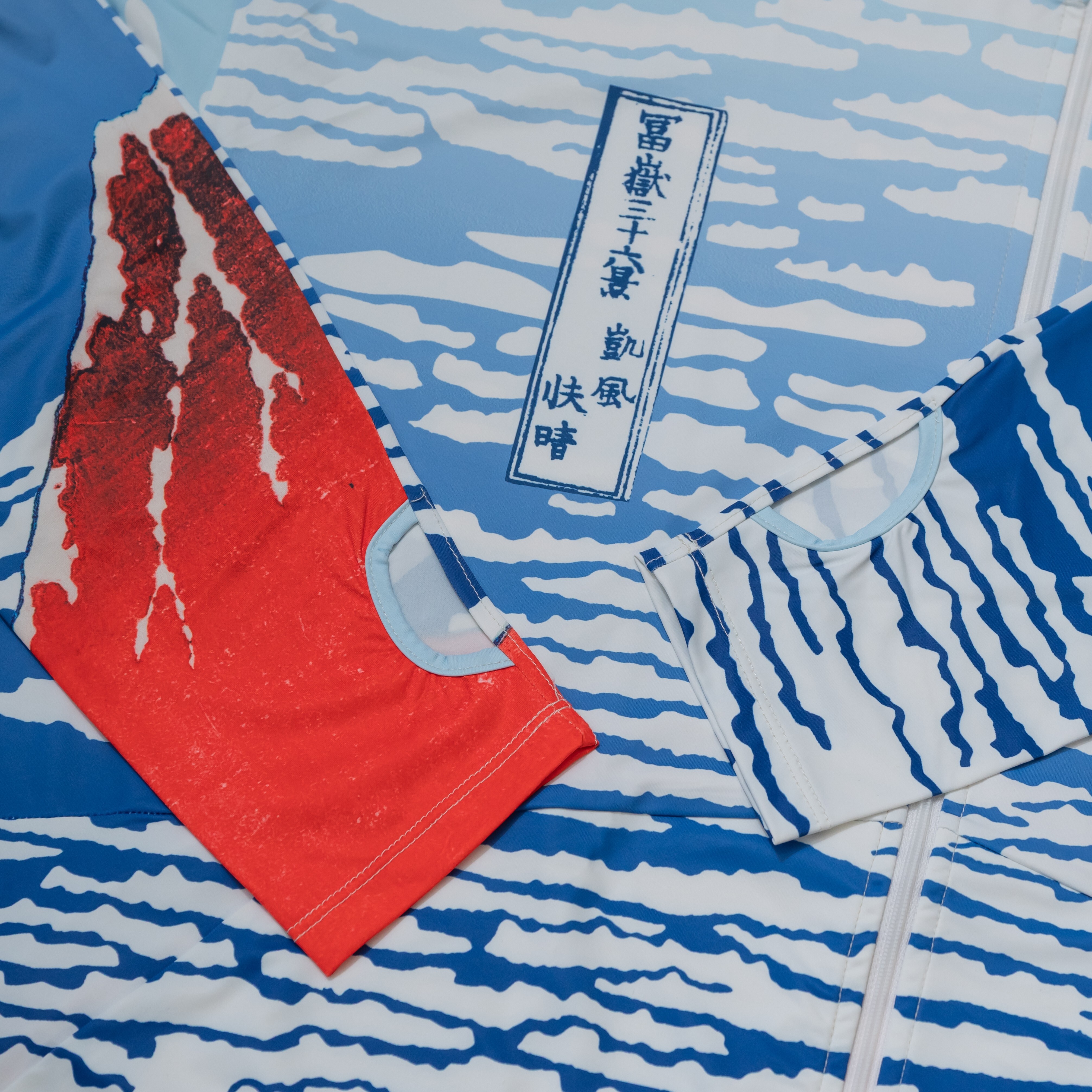浮世繪涼感外套｜葛飾北齋《凱風快晴》_翡冷翠文創