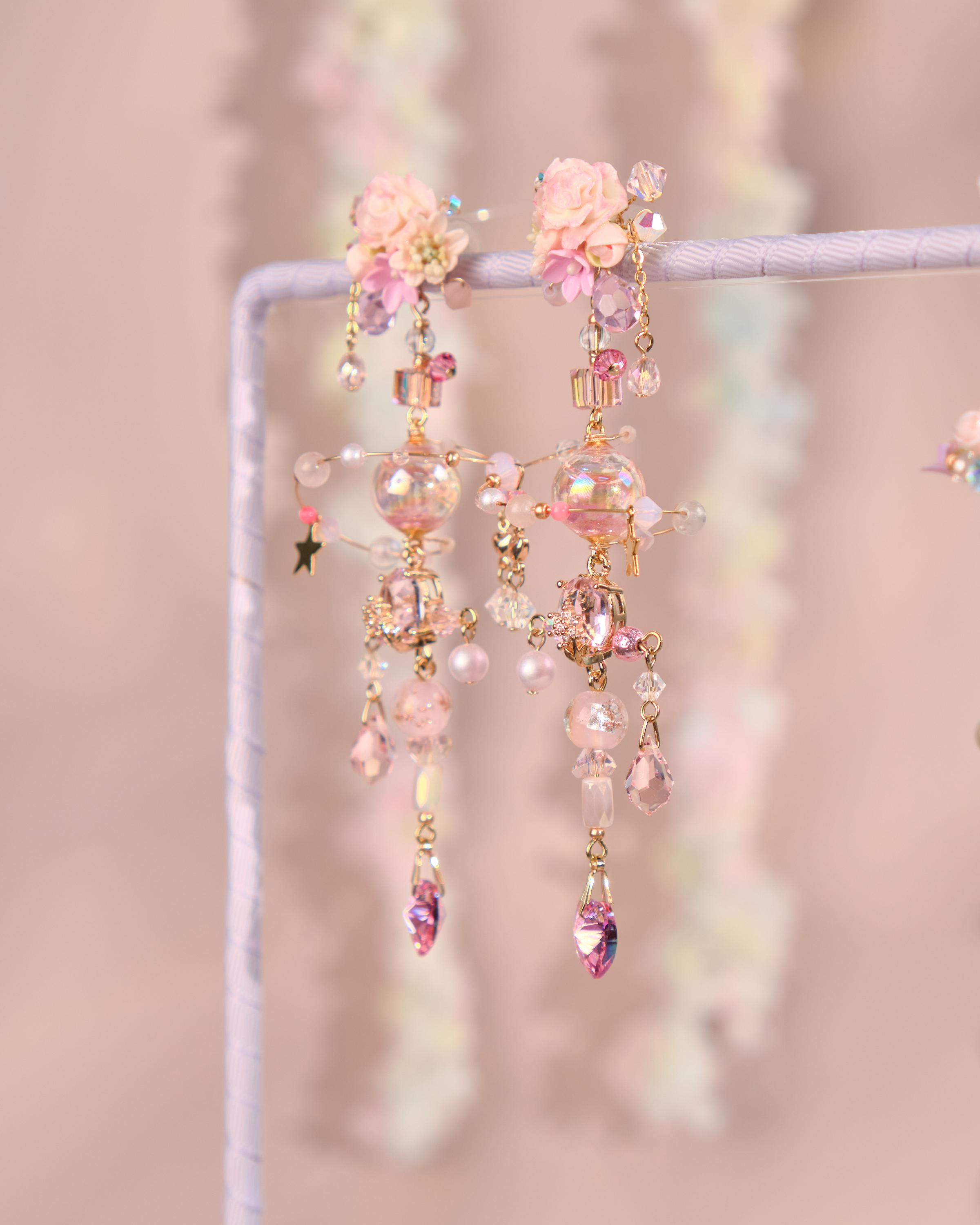 12148 小花束衛星耳環