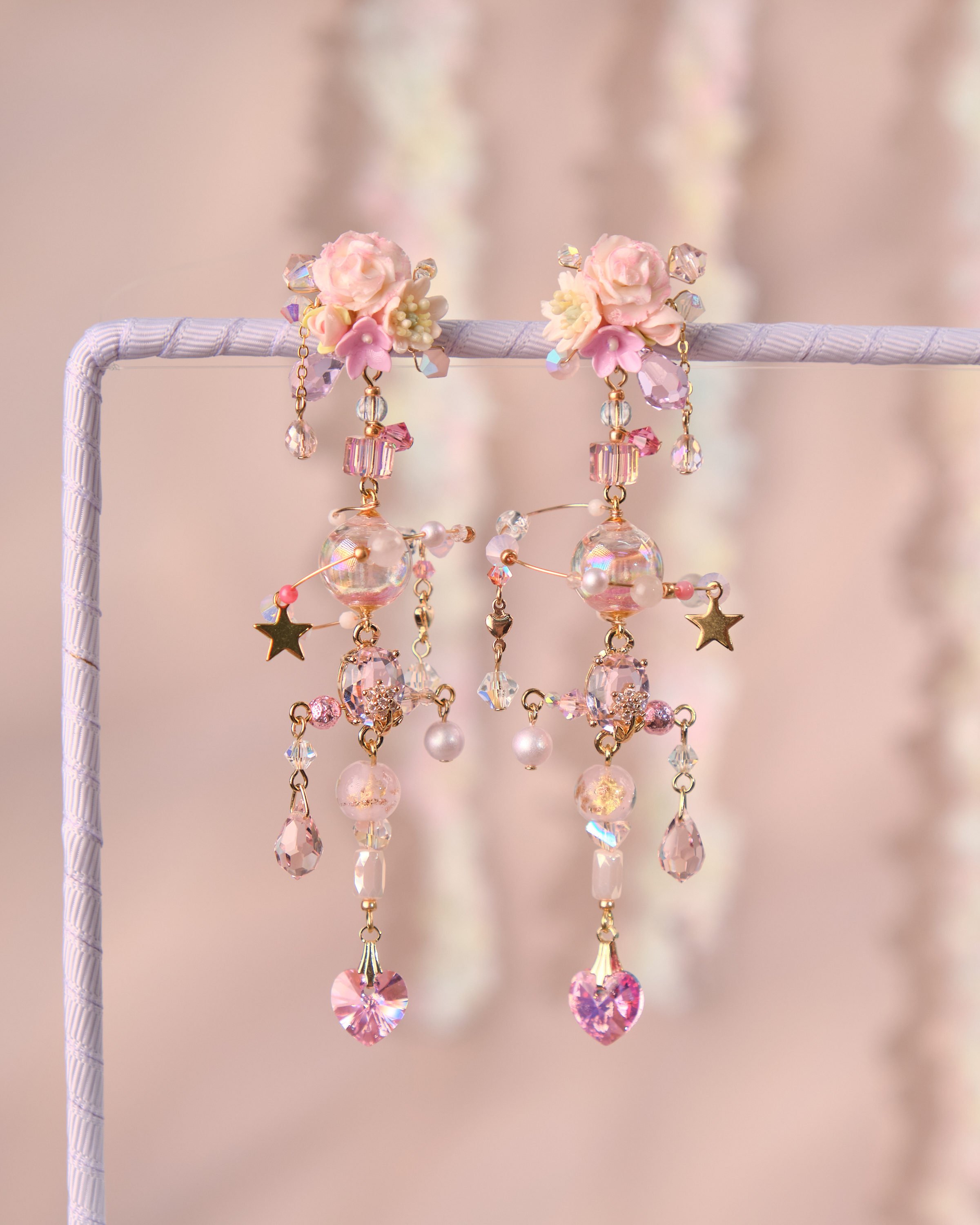 12148 小花束衛星耳環