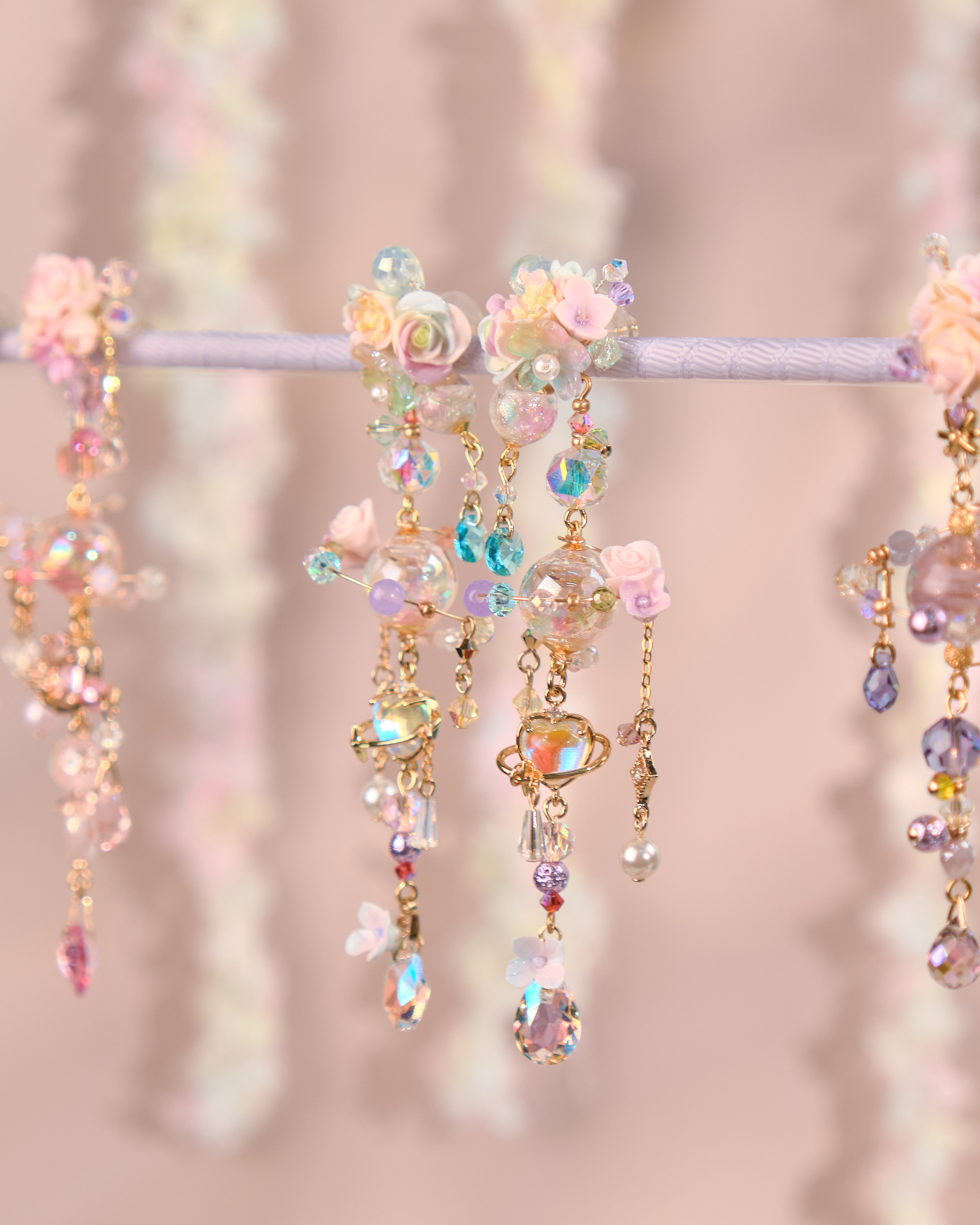 12147 Bouquet Satellite Earrings