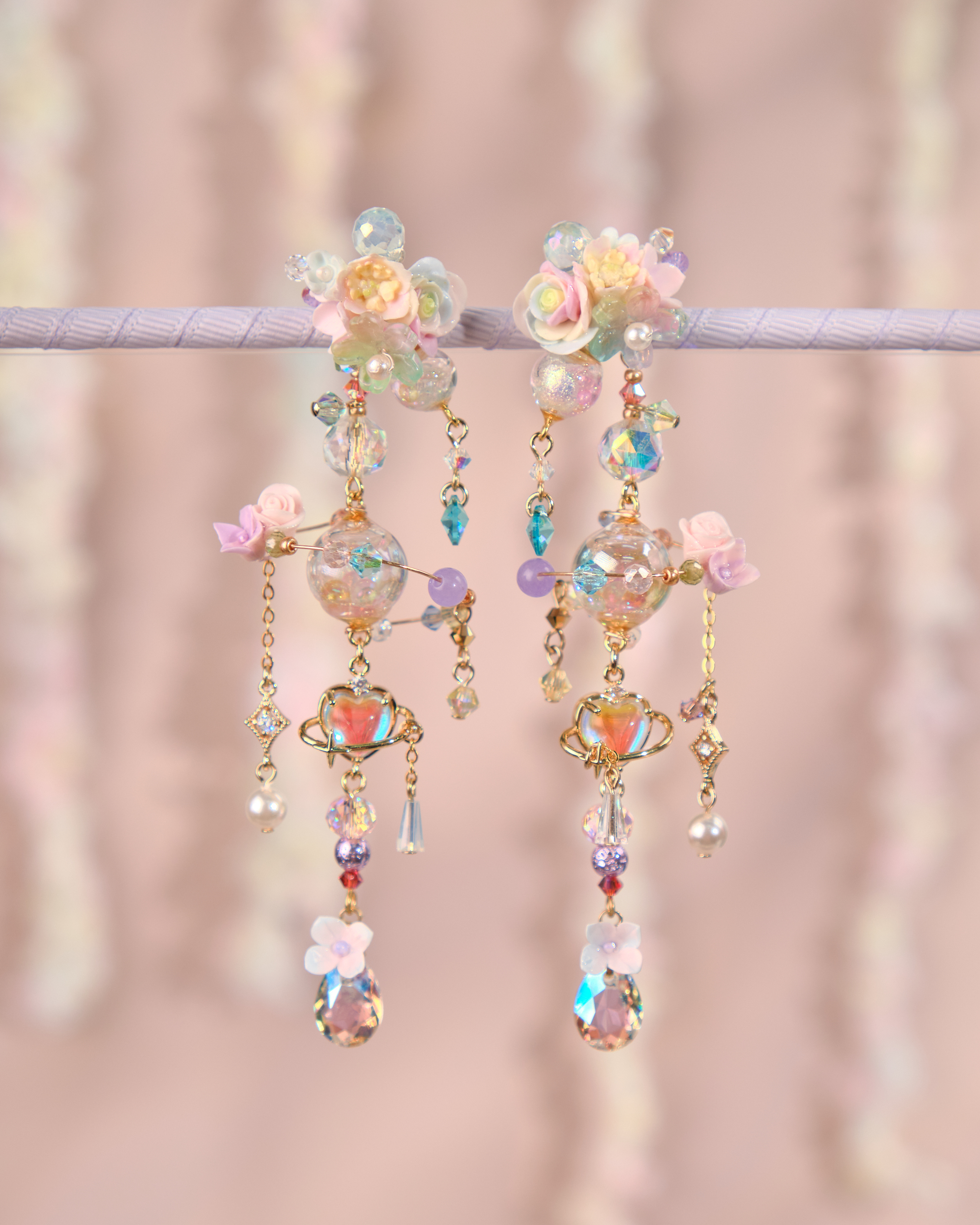 12147 Bouquet Satellite Earrings