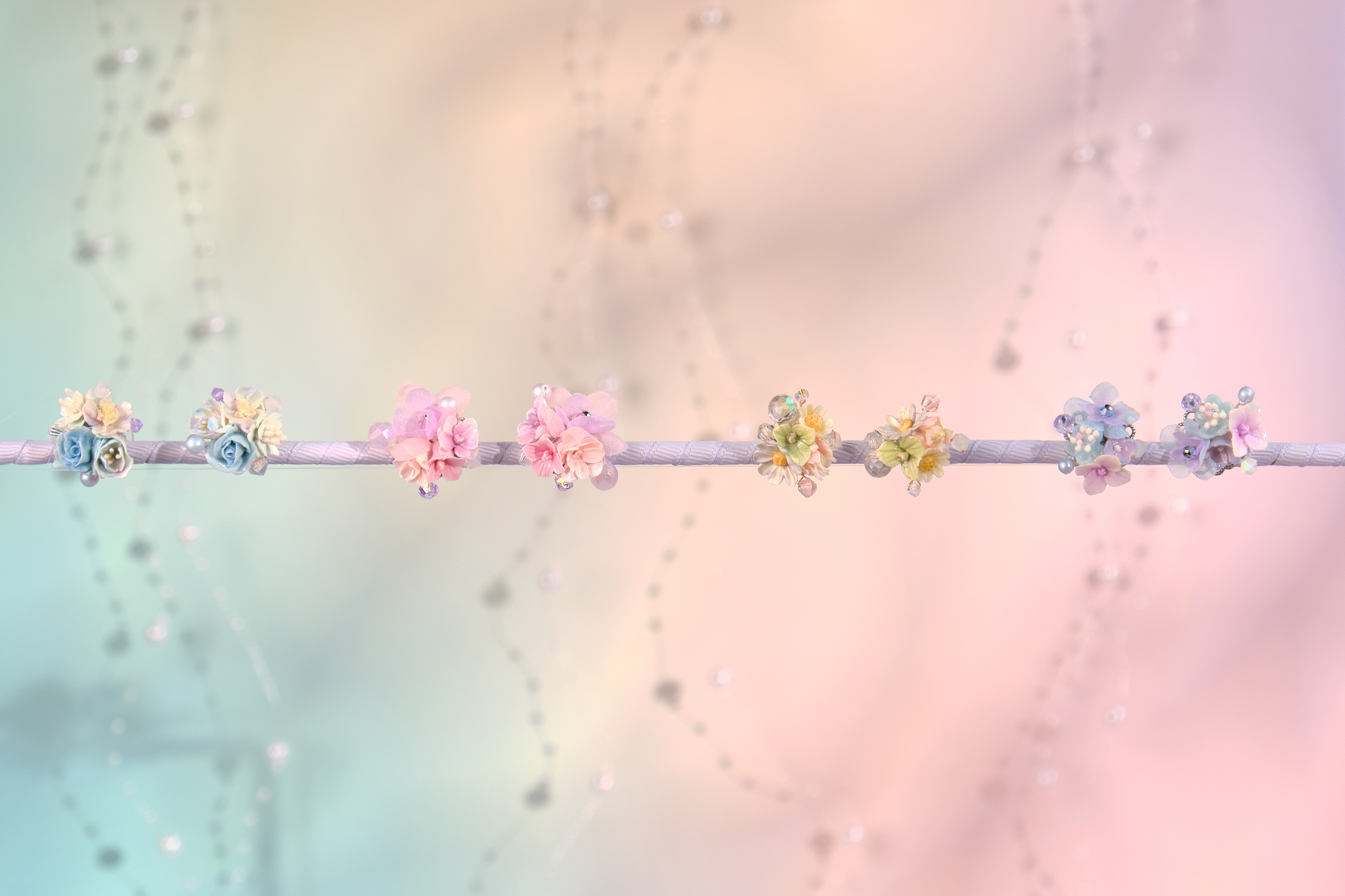 12133 Two Ways Meteor Half Bouquet Earrings