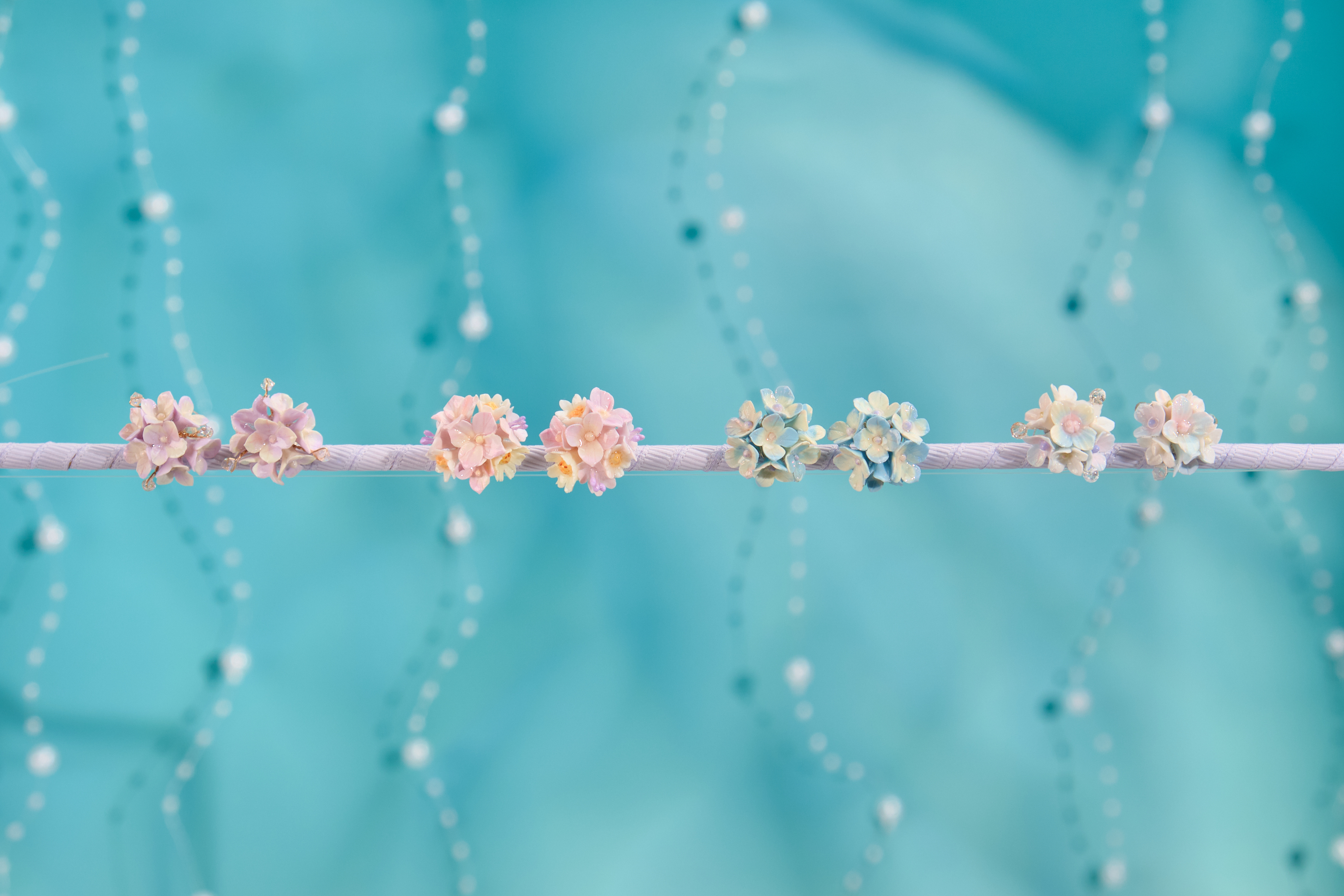 12127 兩用流星半花球耳環