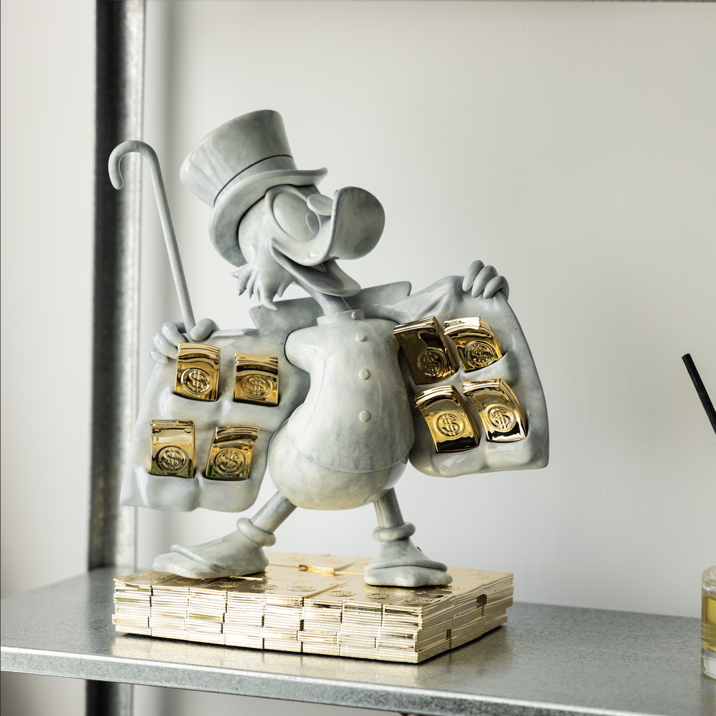 有錢鴨 黃金色限量版 199體 模型 藝術品