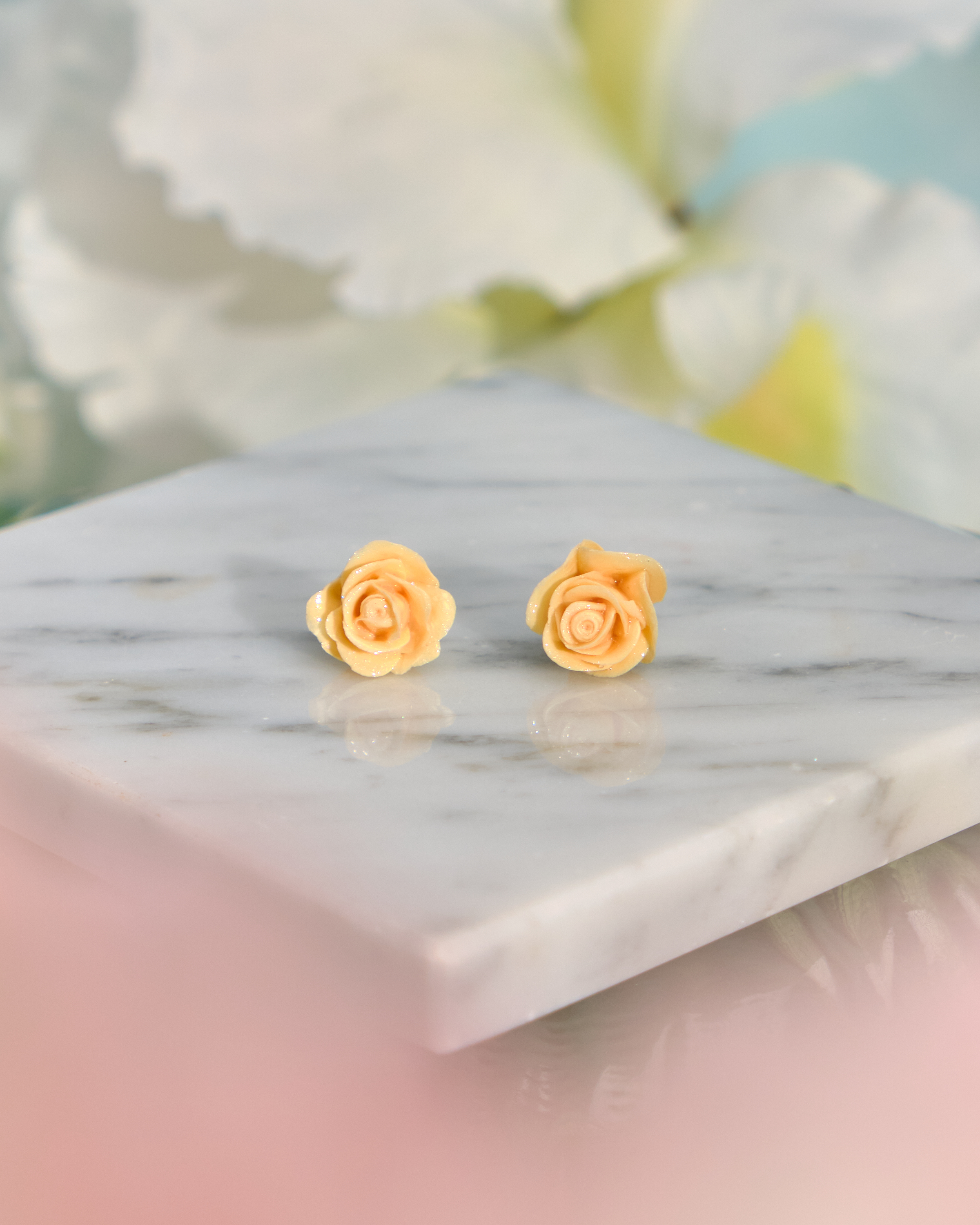 12116 小花單粒耳環