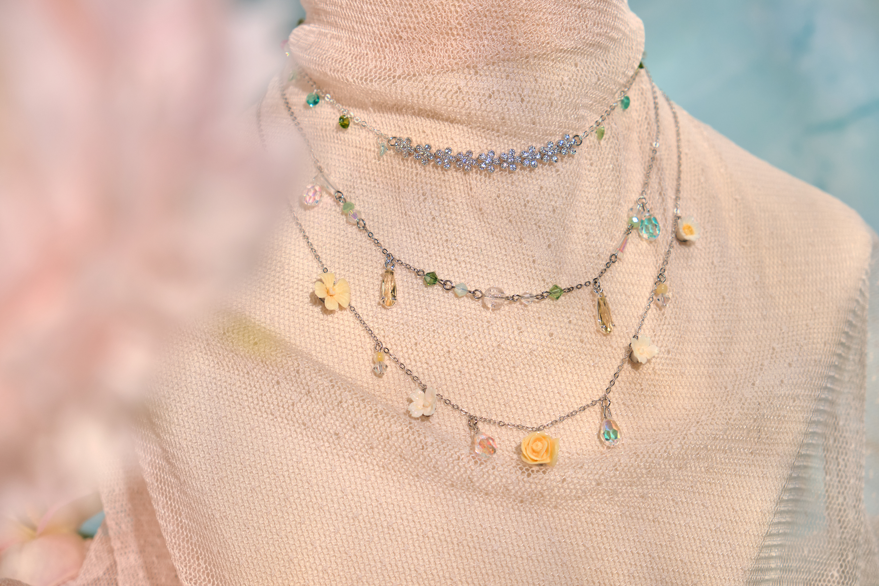 12087 三層頸鏈組合套裝