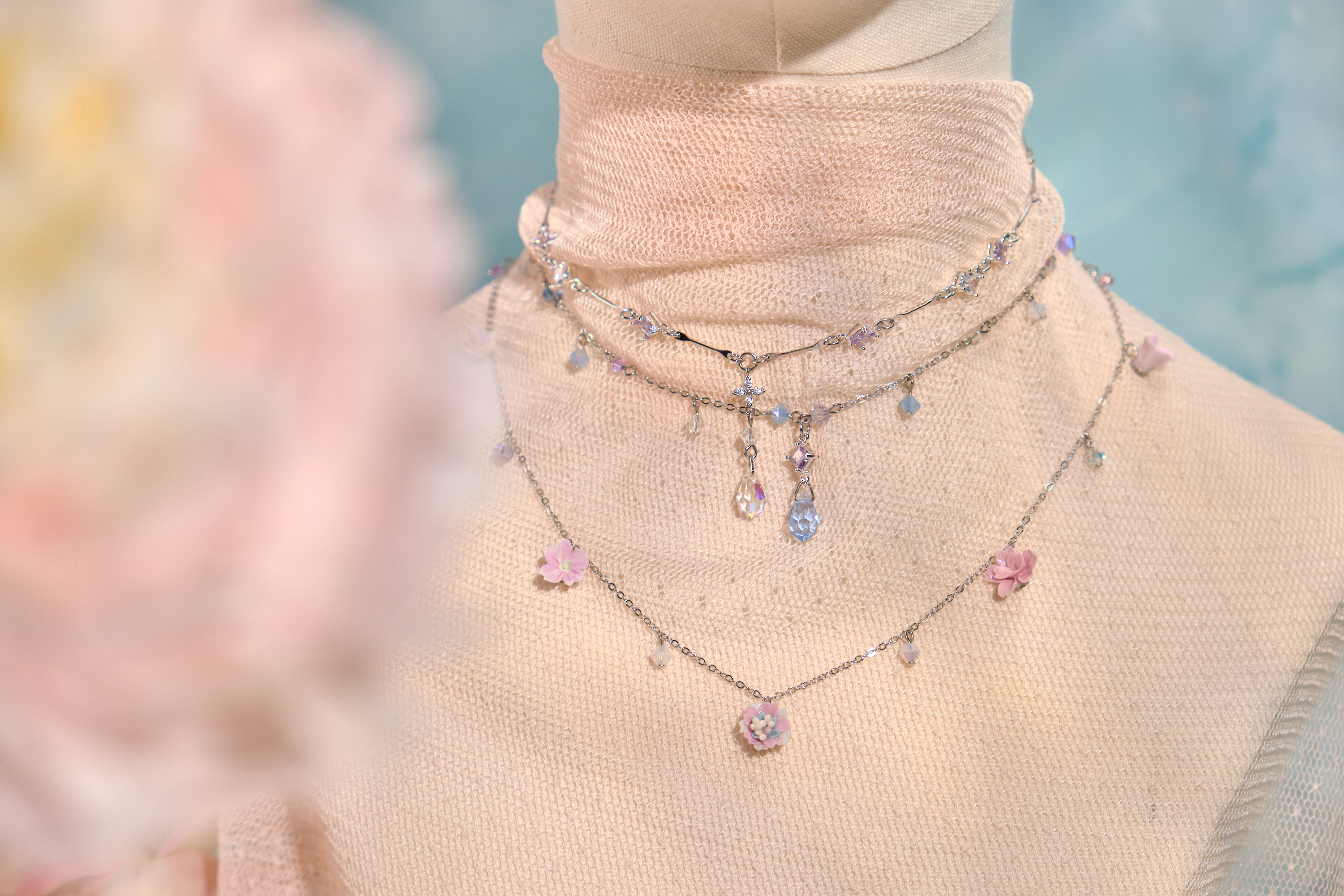 12085 三層頸鏈組合套裝