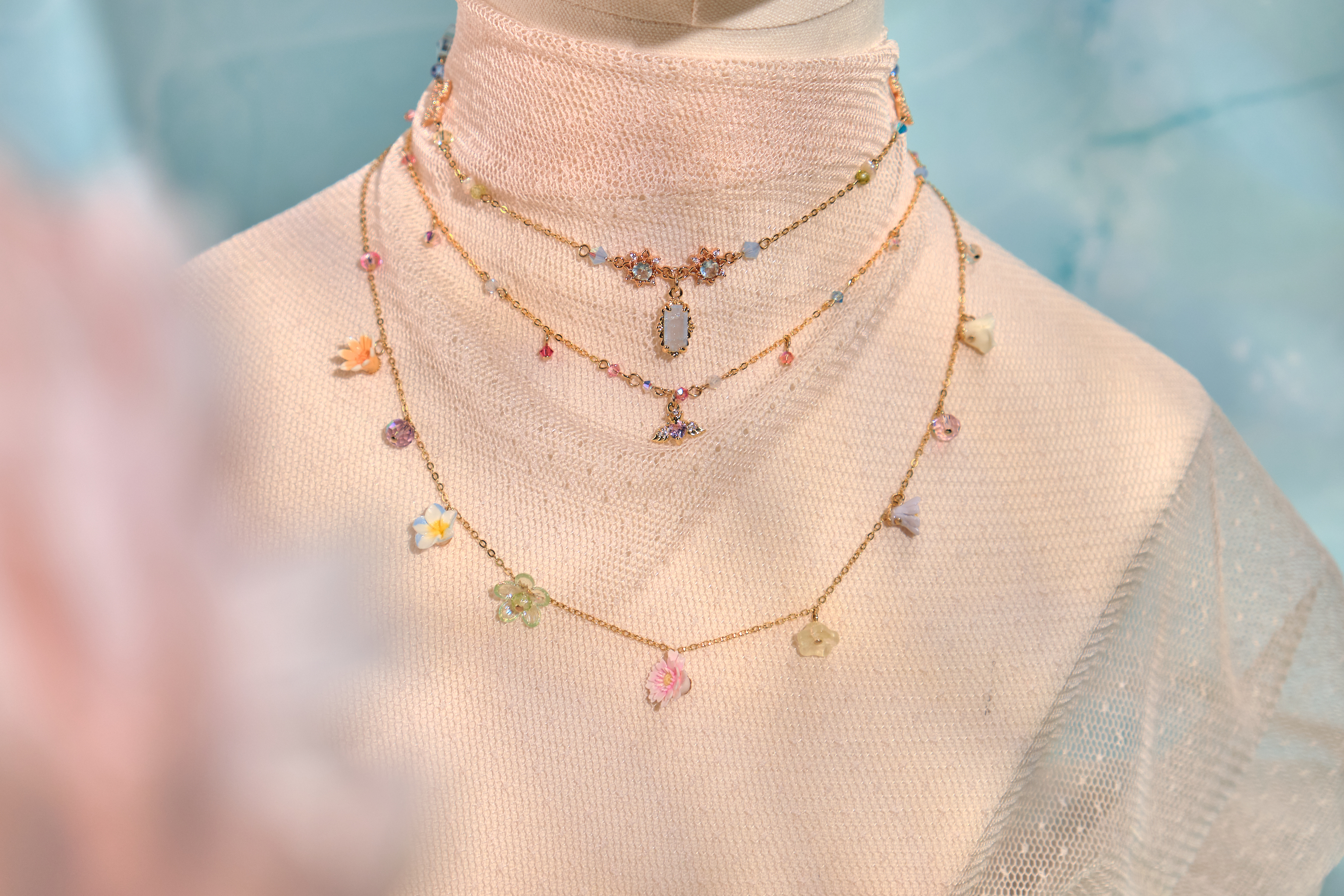 12084 三層頸鏈組合套裝