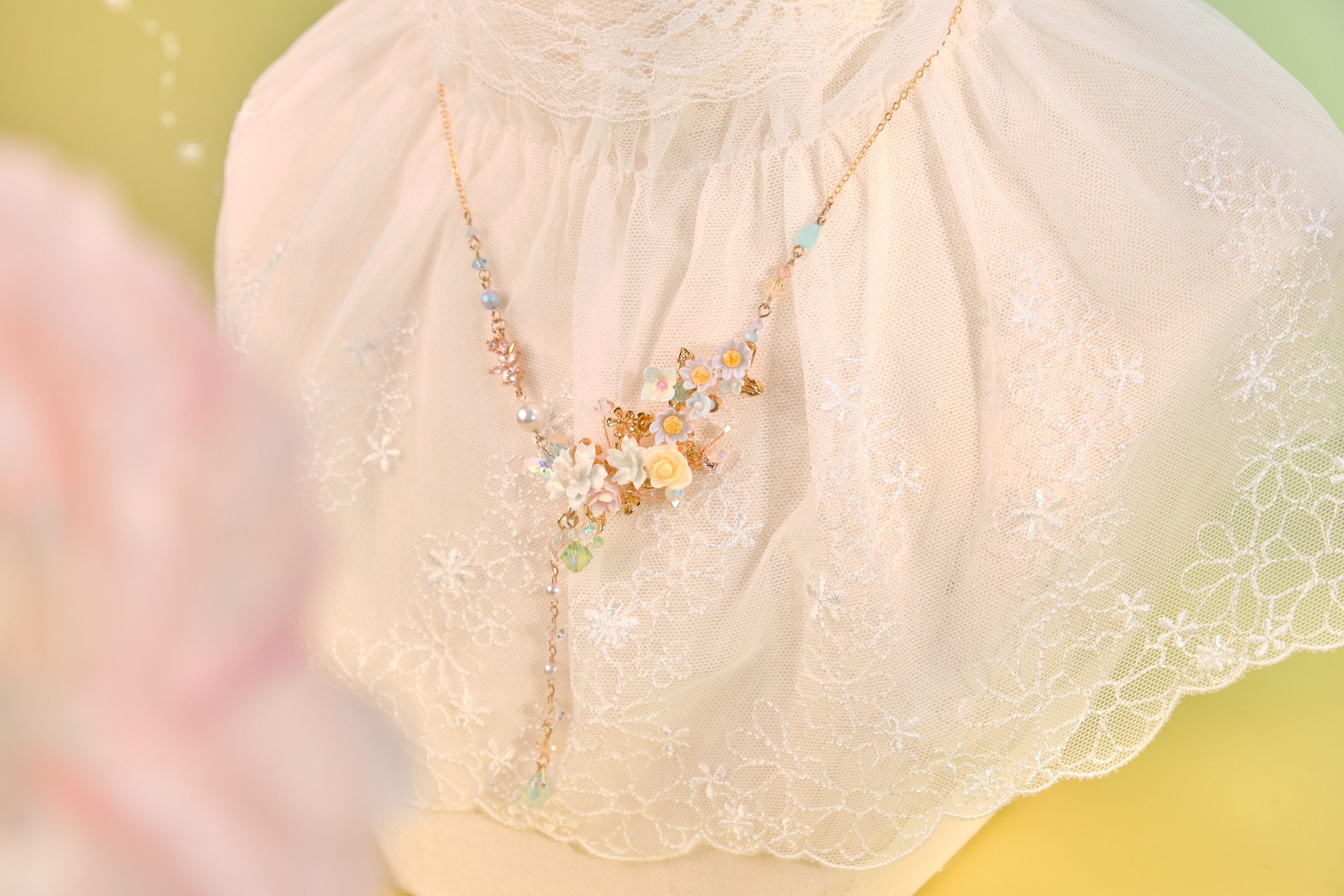 12065 夏夜舞會花束項鍊