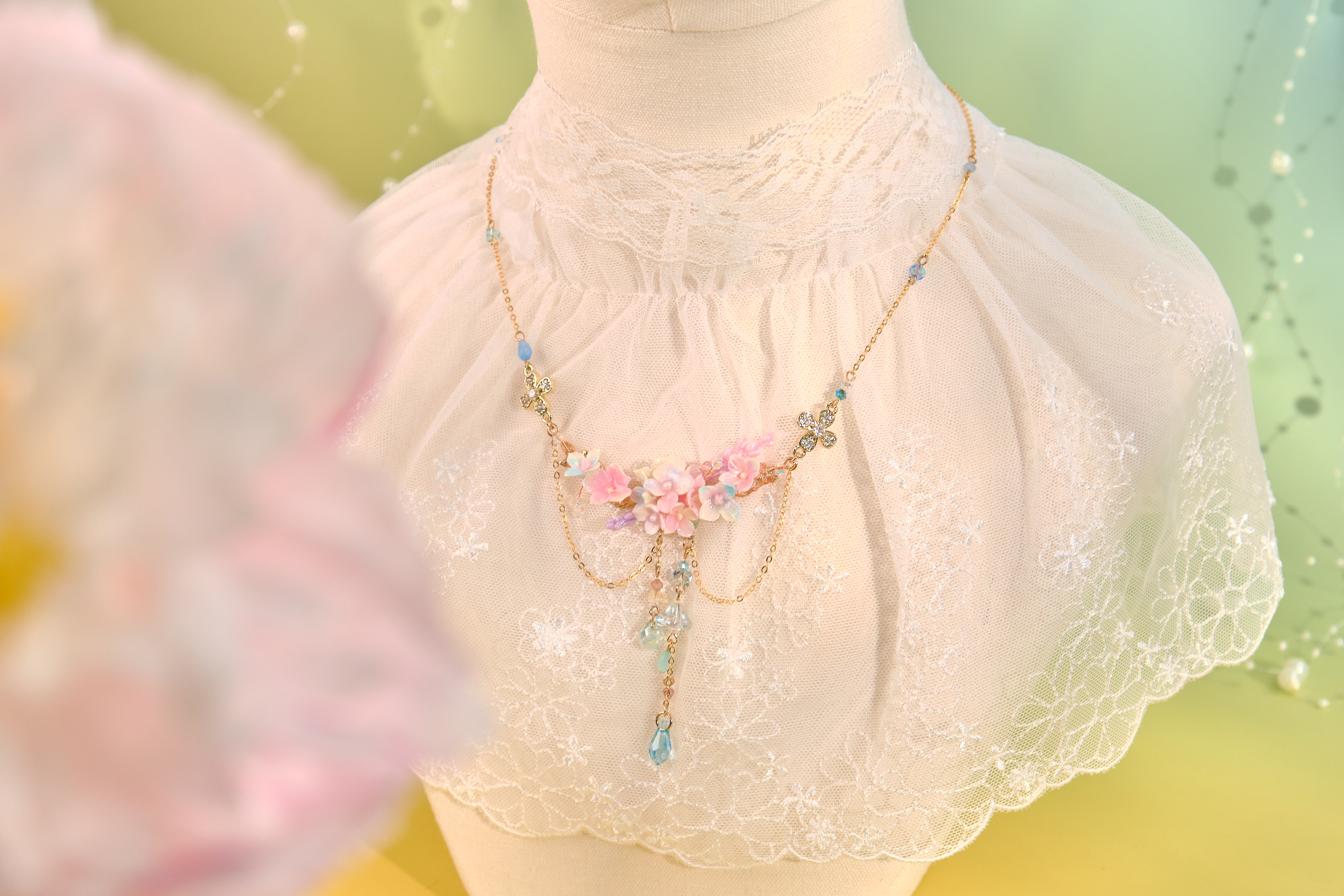 12062 夏夜舞會花束項鍊