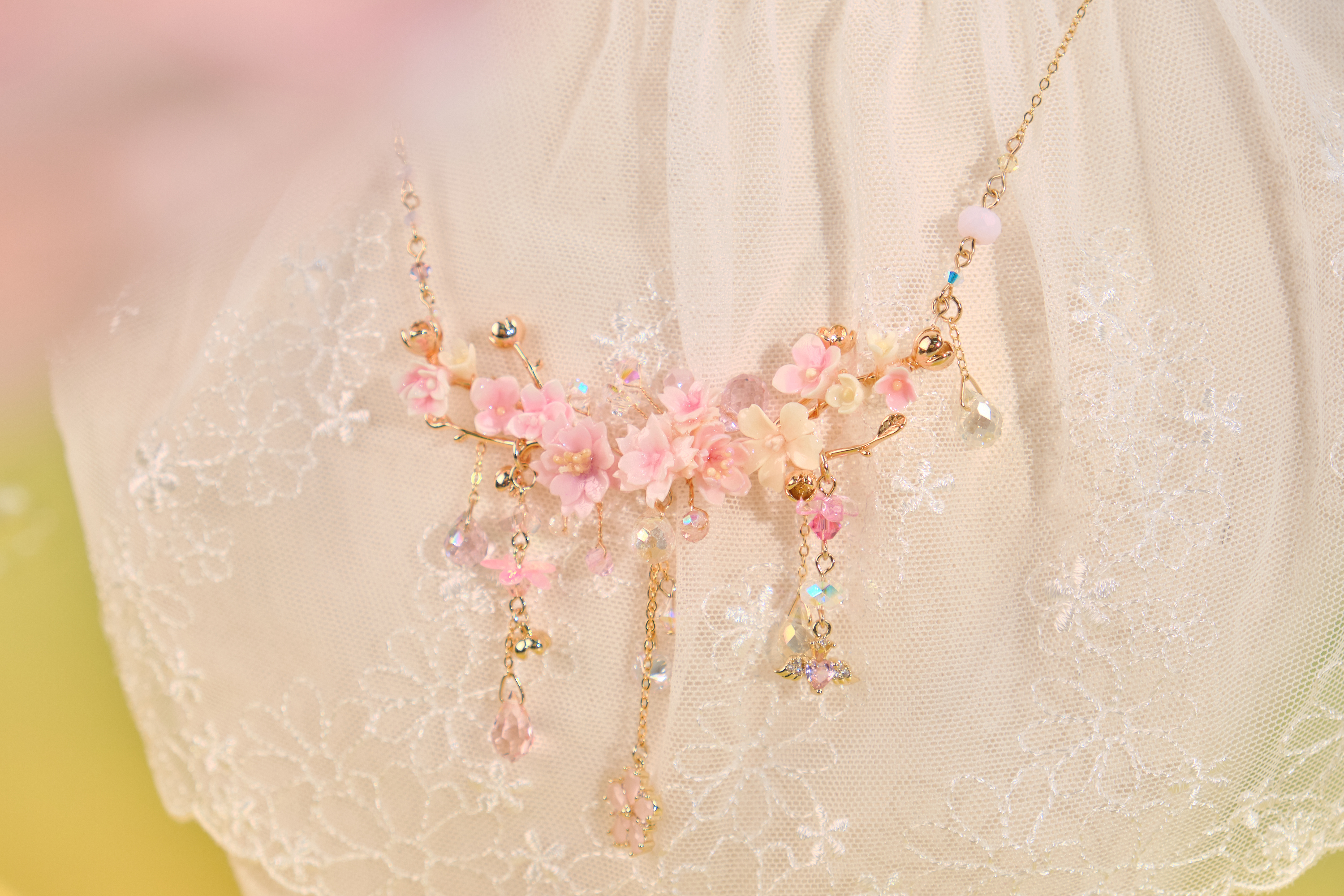 12061 夏夜舞會花束項鍊