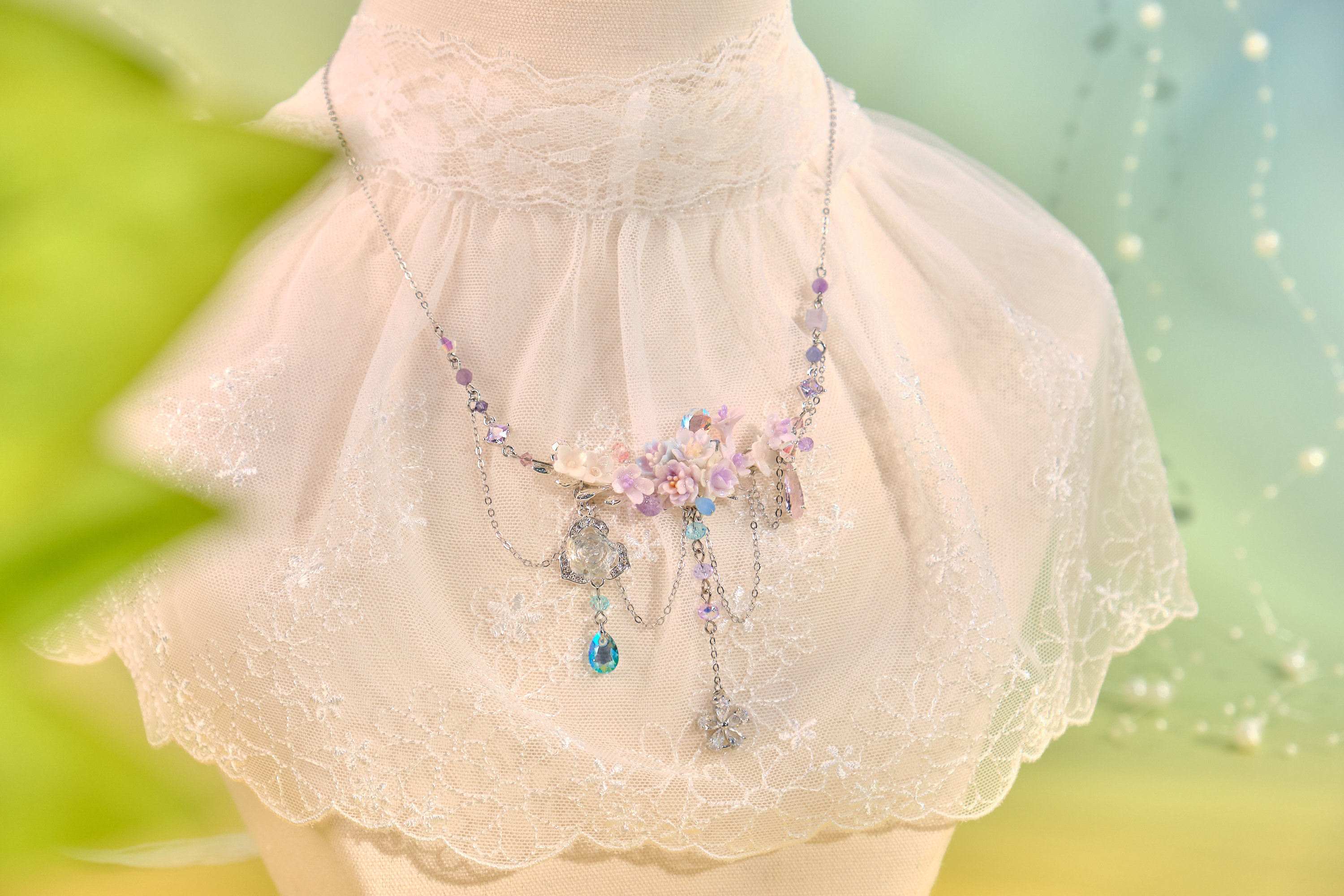 12060 夏夜舞會花束項鍊