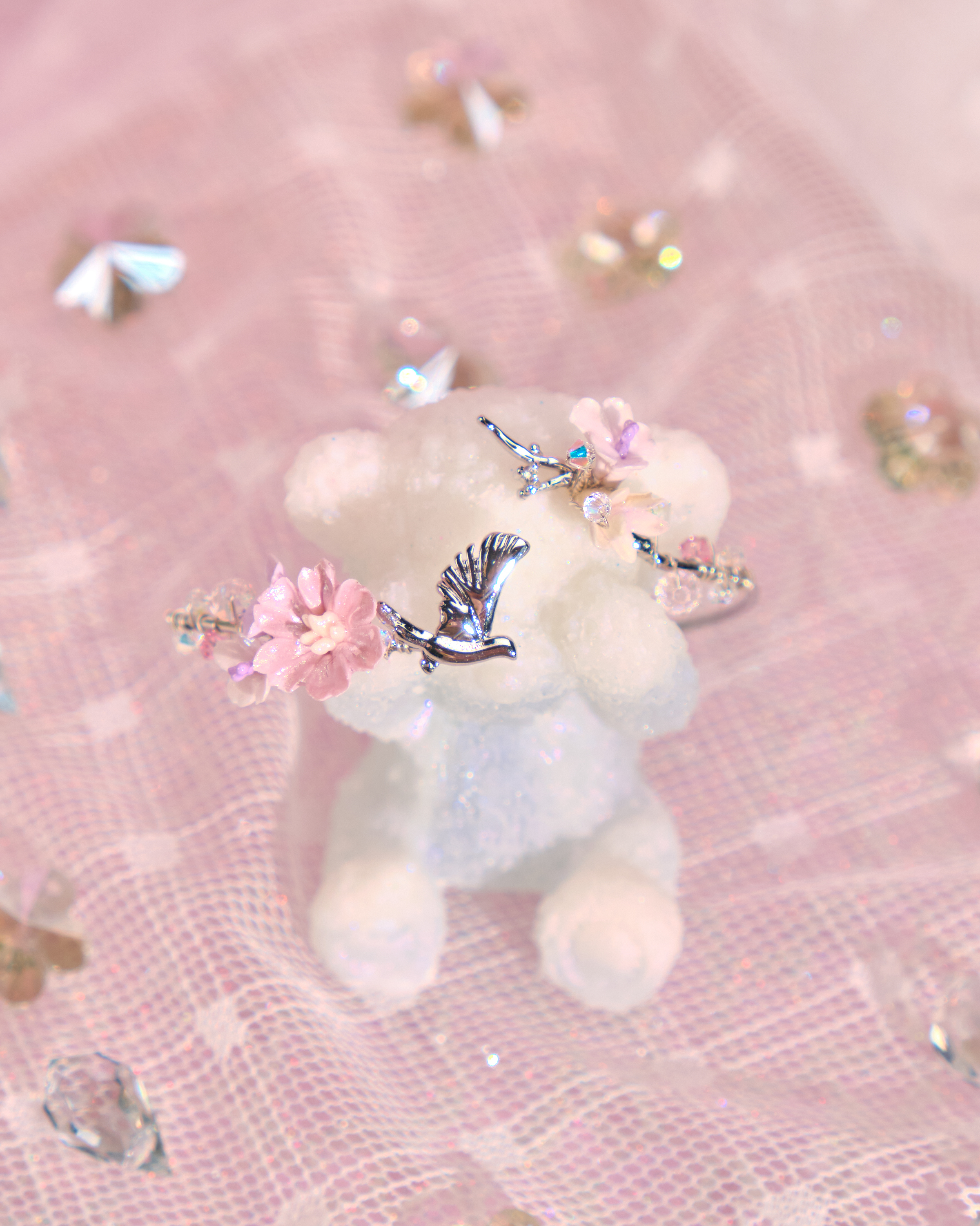 12057 小花鳥兒手鐲