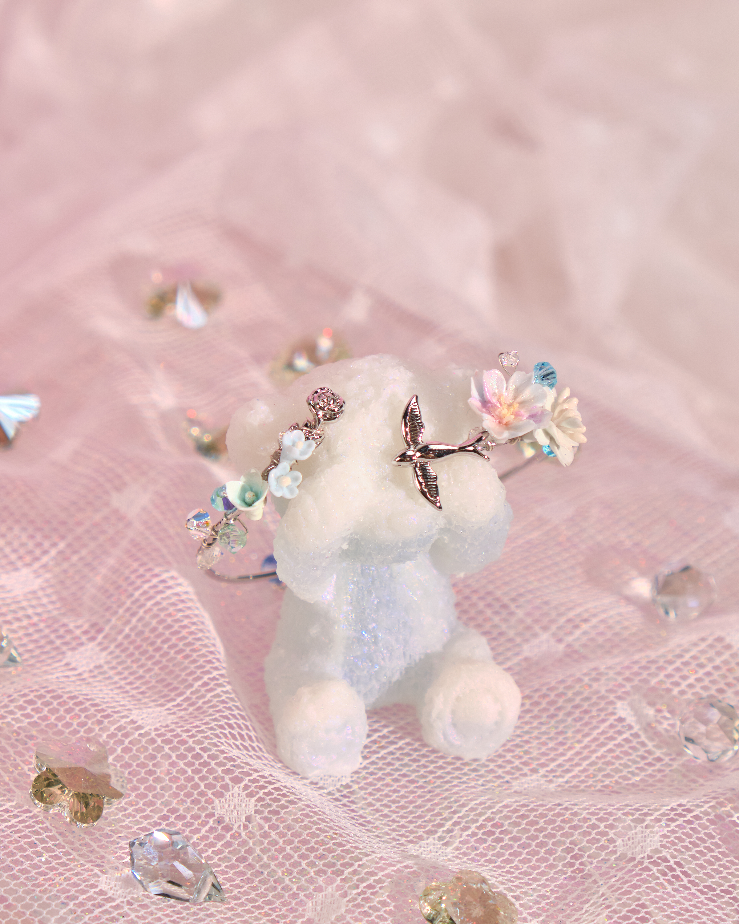 12056 小花鳥兒手鐲