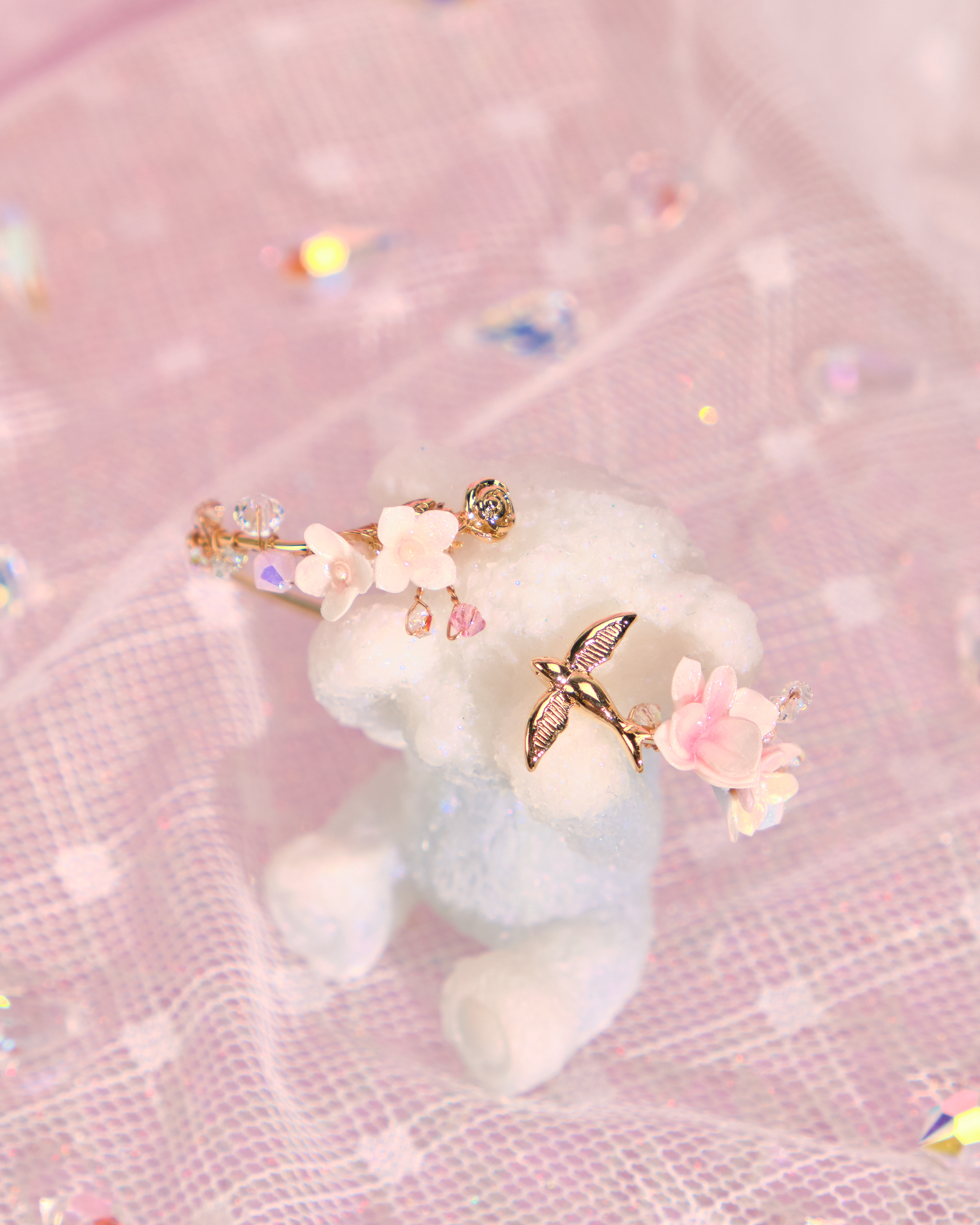 12051 小花鳥兒手鐲