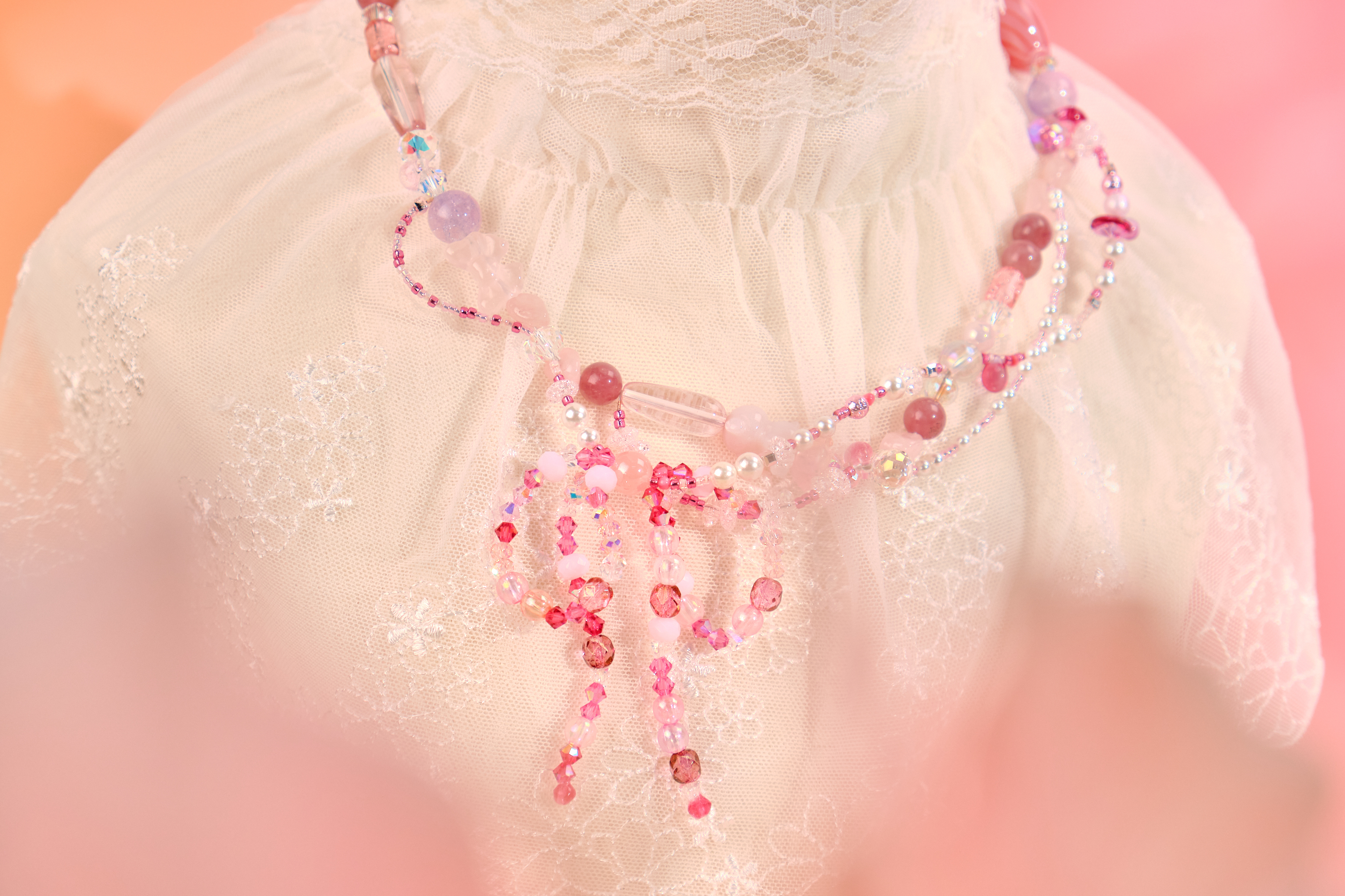 12034 民族風串珠頸鏈