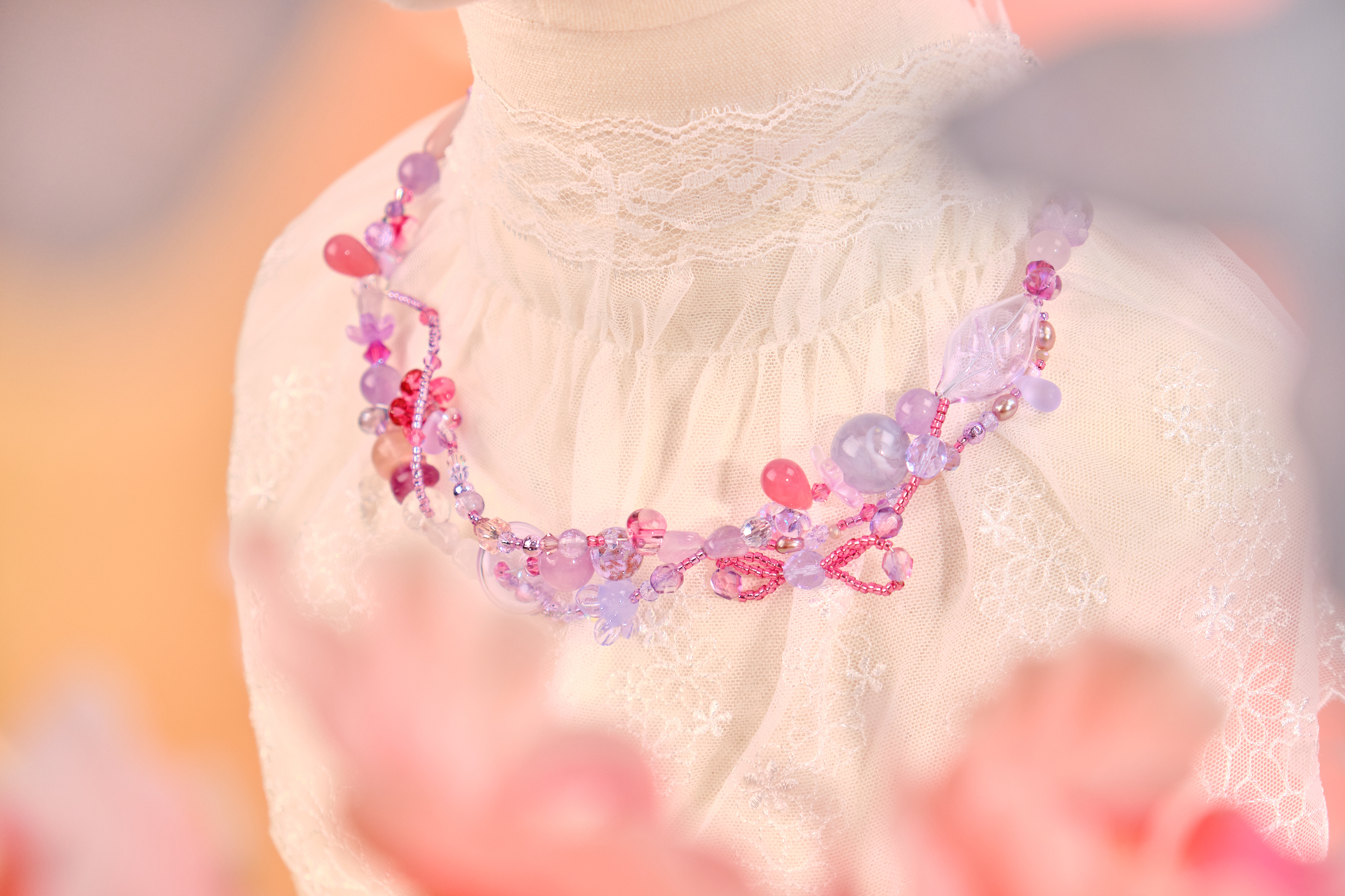 12033 民族風串珠頸鏈