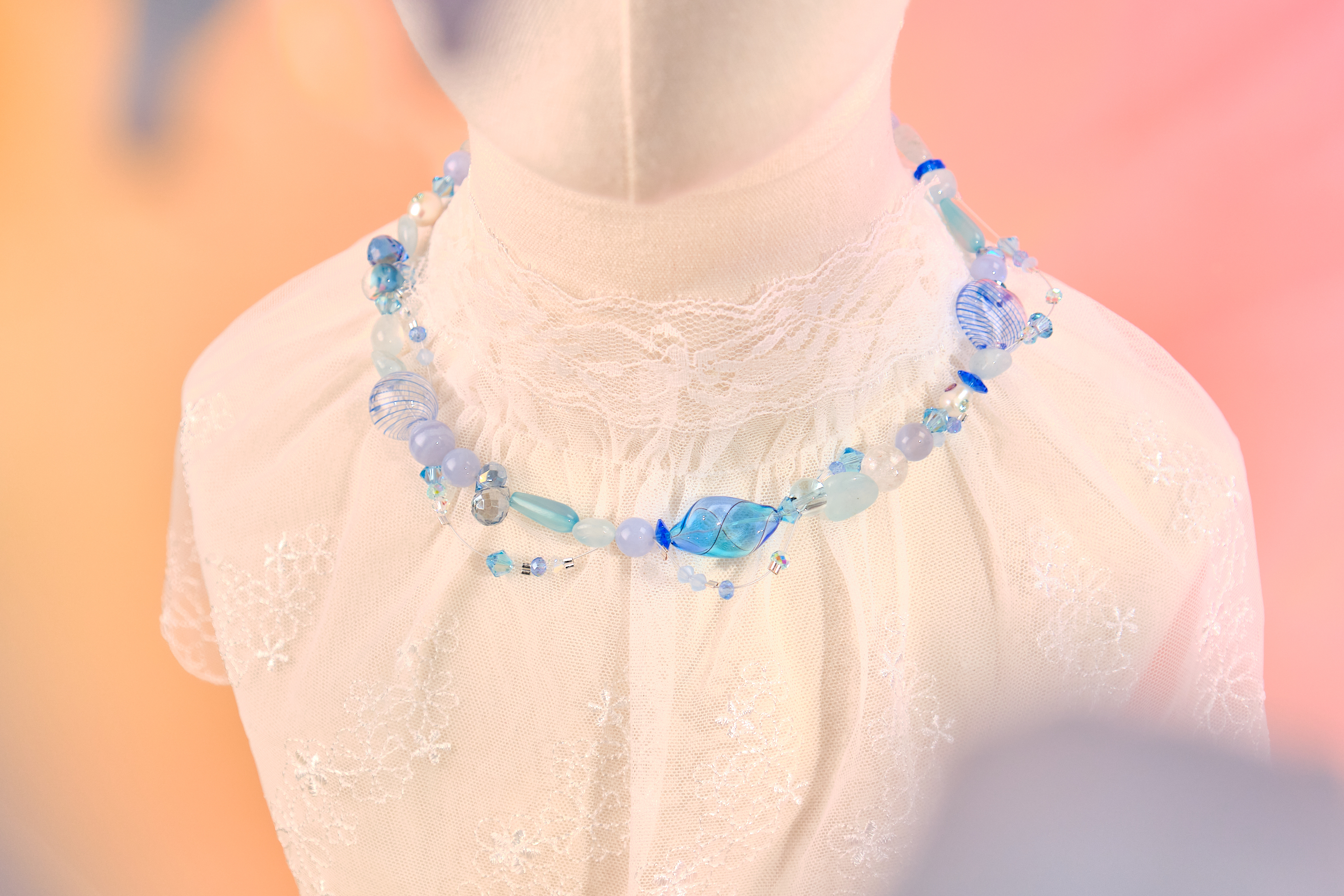 12031 民族風串珠頸鏈